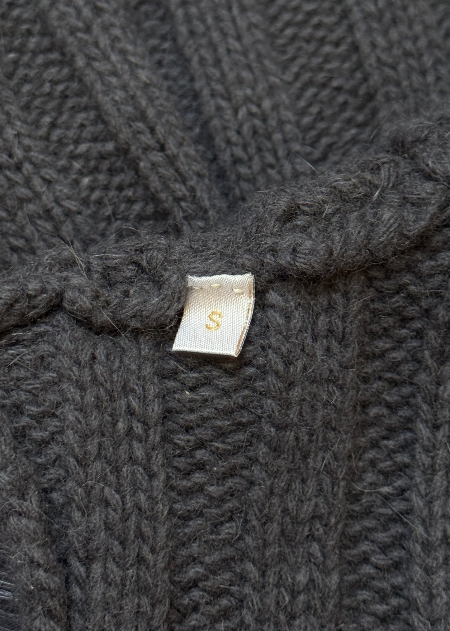 Valentino Grey Knit & Mink Fur Sleeveless Top