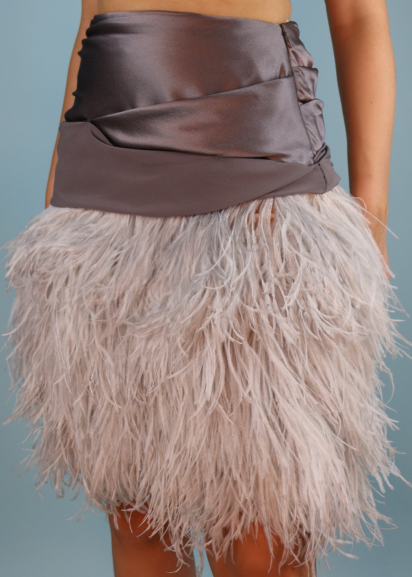 Alexander McQueen Pre-Fall 2009 Ostrich Feather Silk Skirt