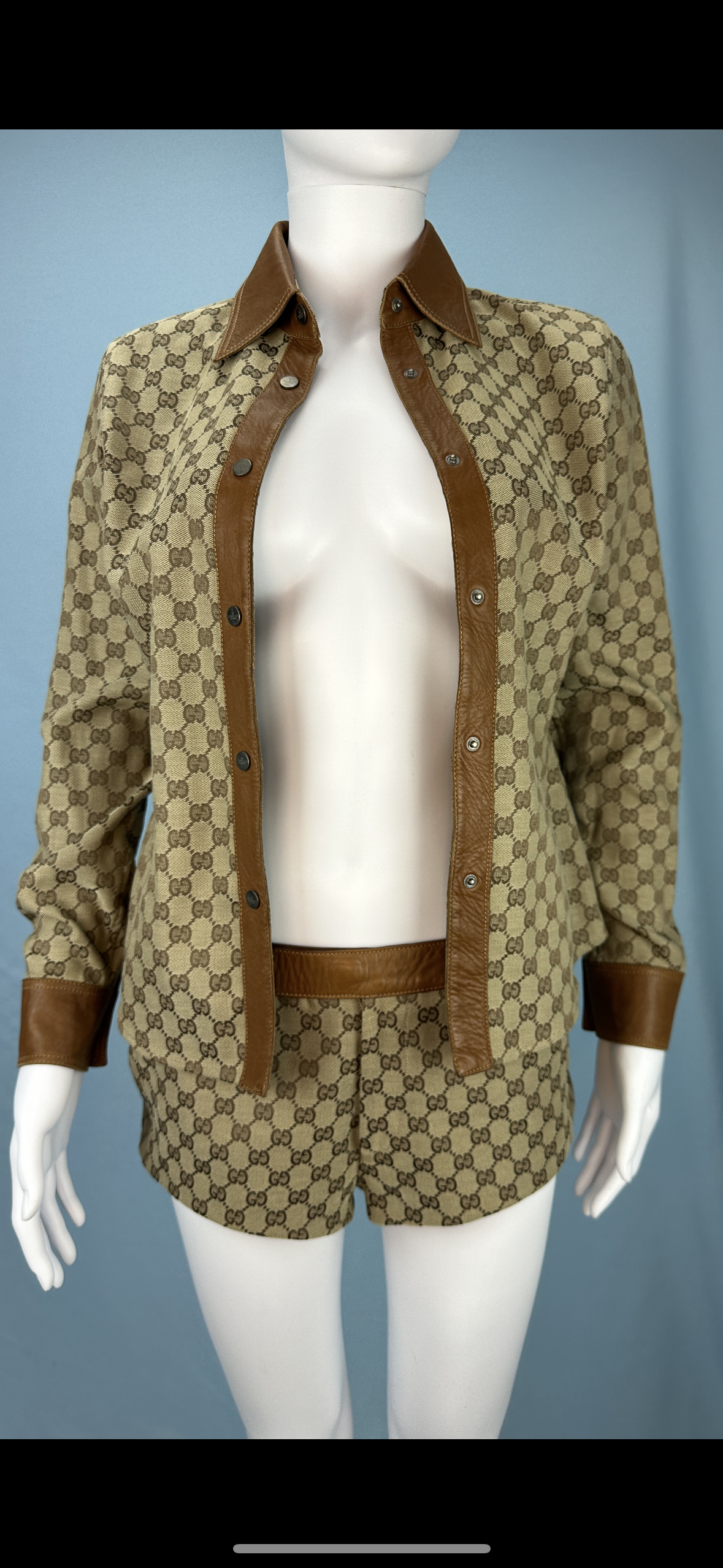 Dolce & Gabbana Fall 2002 Pony Hair Leather Mottled Jacket