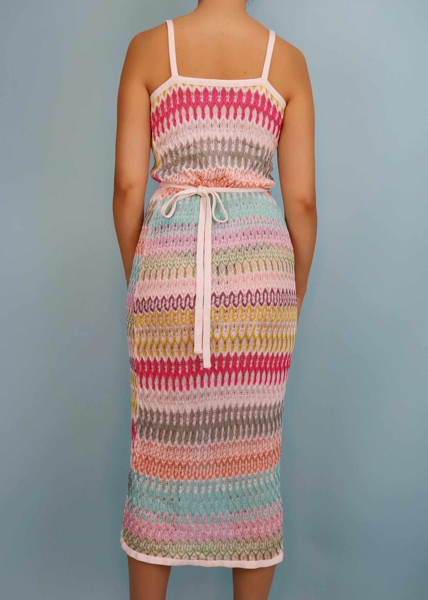 Missoni Multi Coloured Knit Wrap Dress