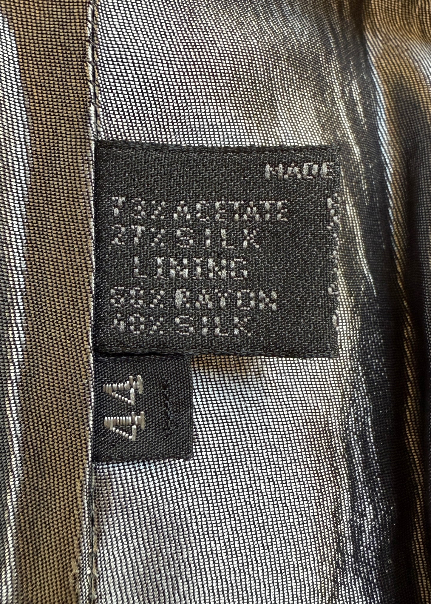 Prada 1990s Grey Beaded A-Line Dress