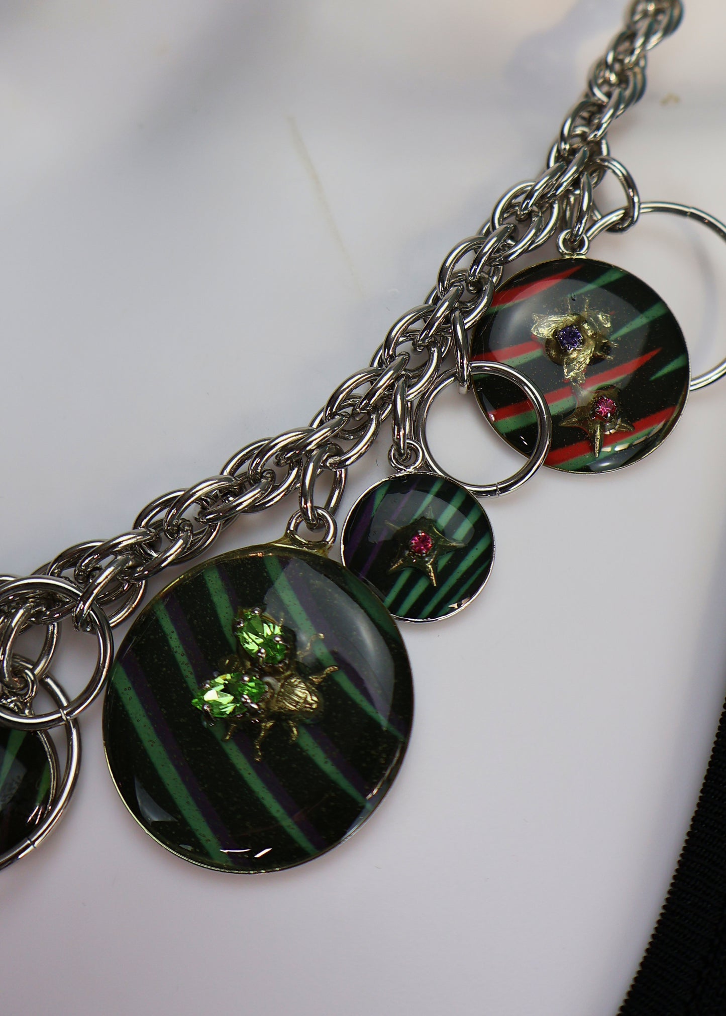 Missoni Fall 2004 Jewelled Bug Necklace