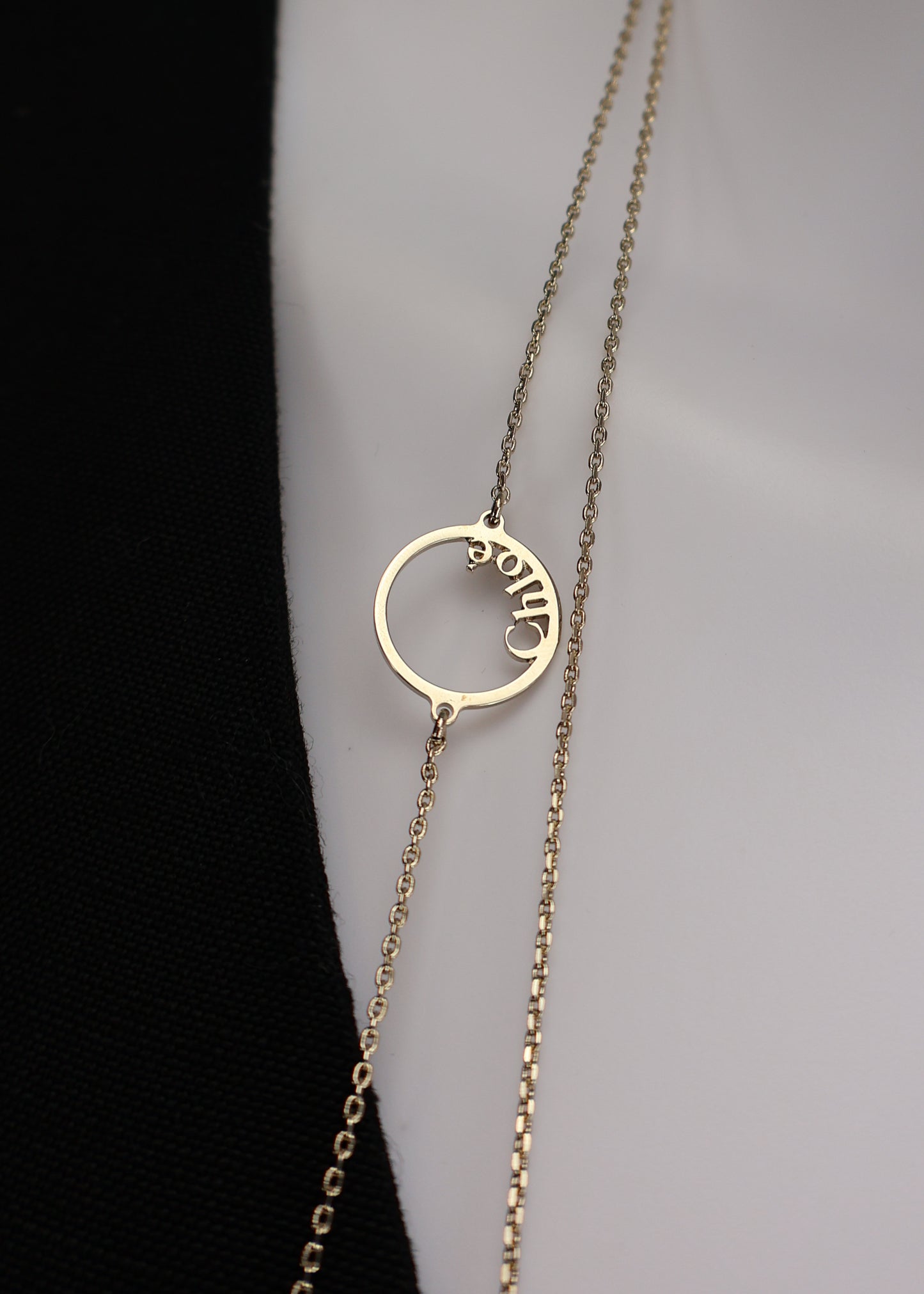 Chloé Spring 2011 Double Chain Rings Necklace