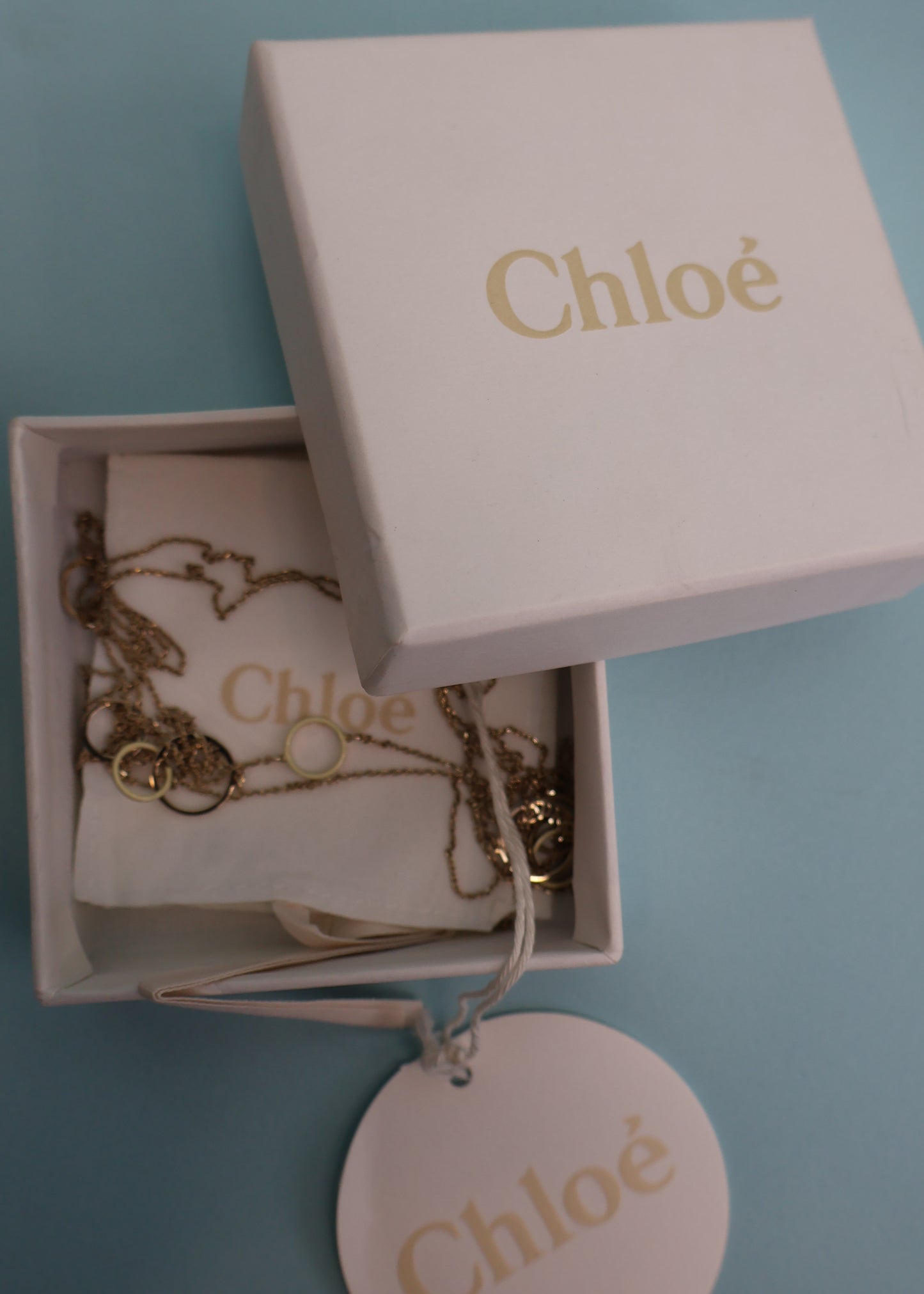 Chloé Spring 2011 Double Chain Rings Necklace