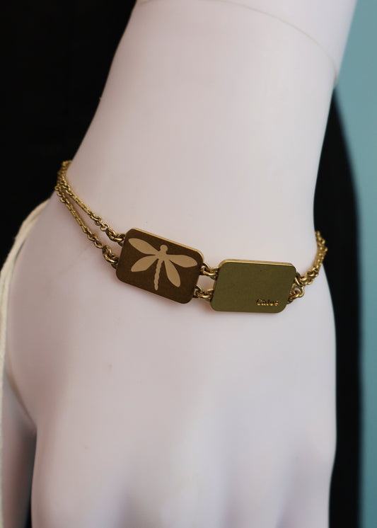 Chloé Spring 2011 Gold Dragonfly Bracelet