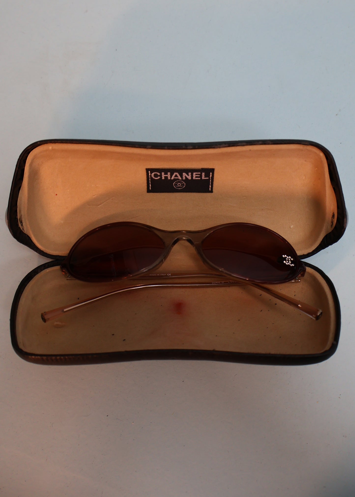 Chanel Crystal CC Detail Sunglasses