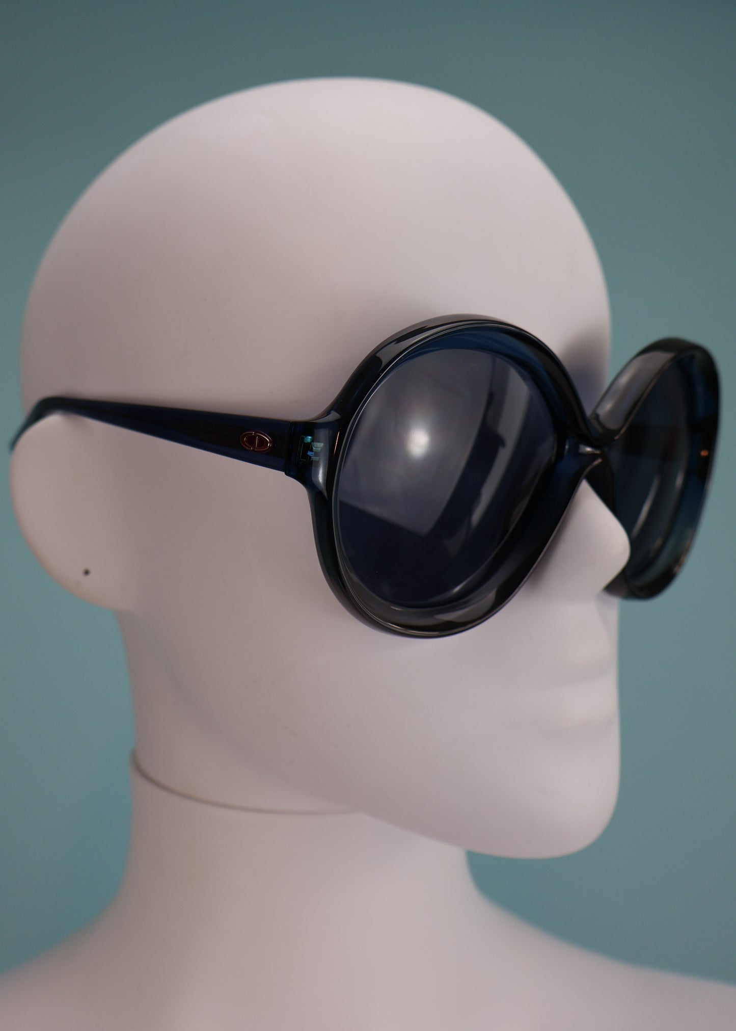 Dior Blue Oversized Sunglasses