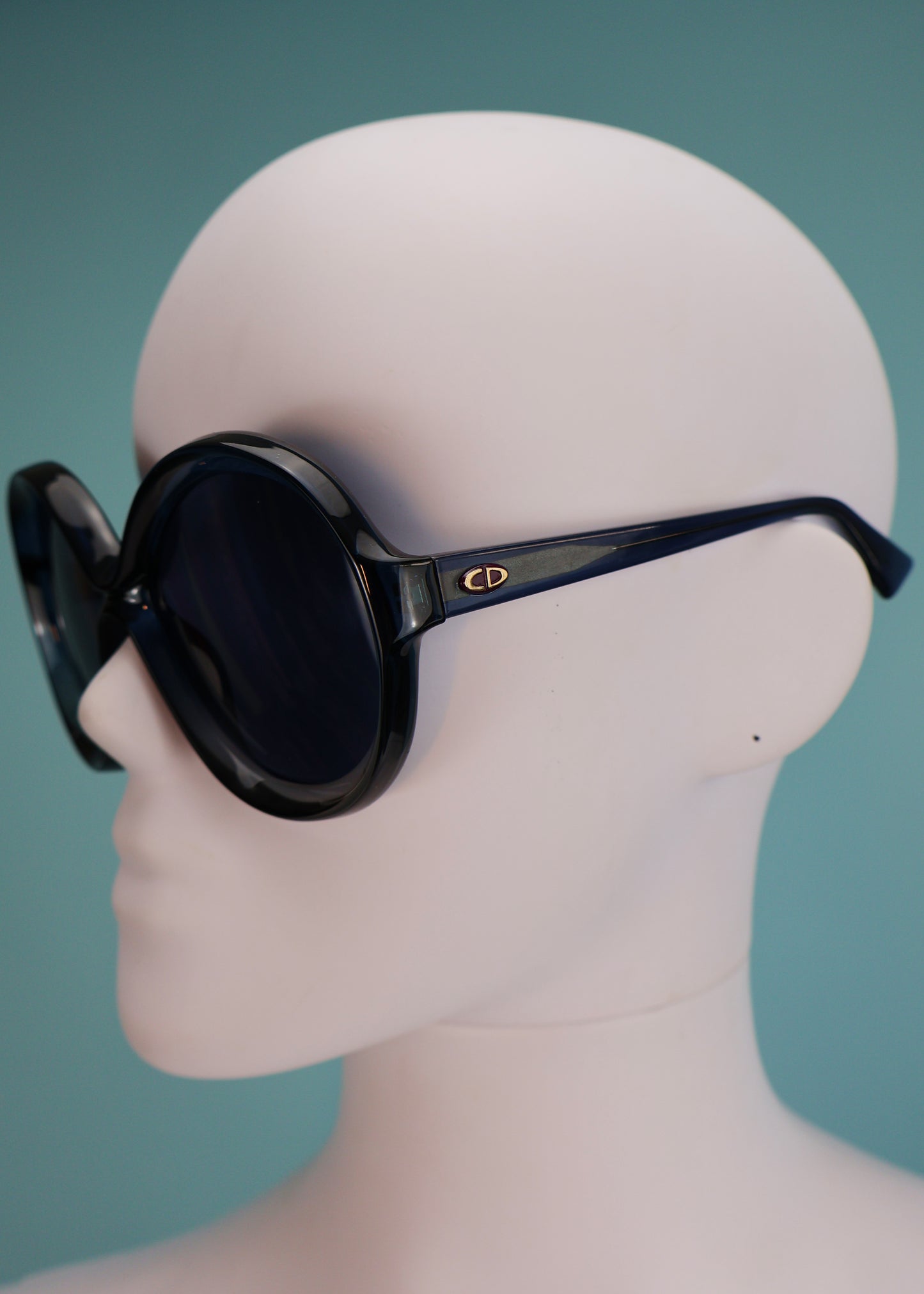 Dior Blue Oversized Sunglasses