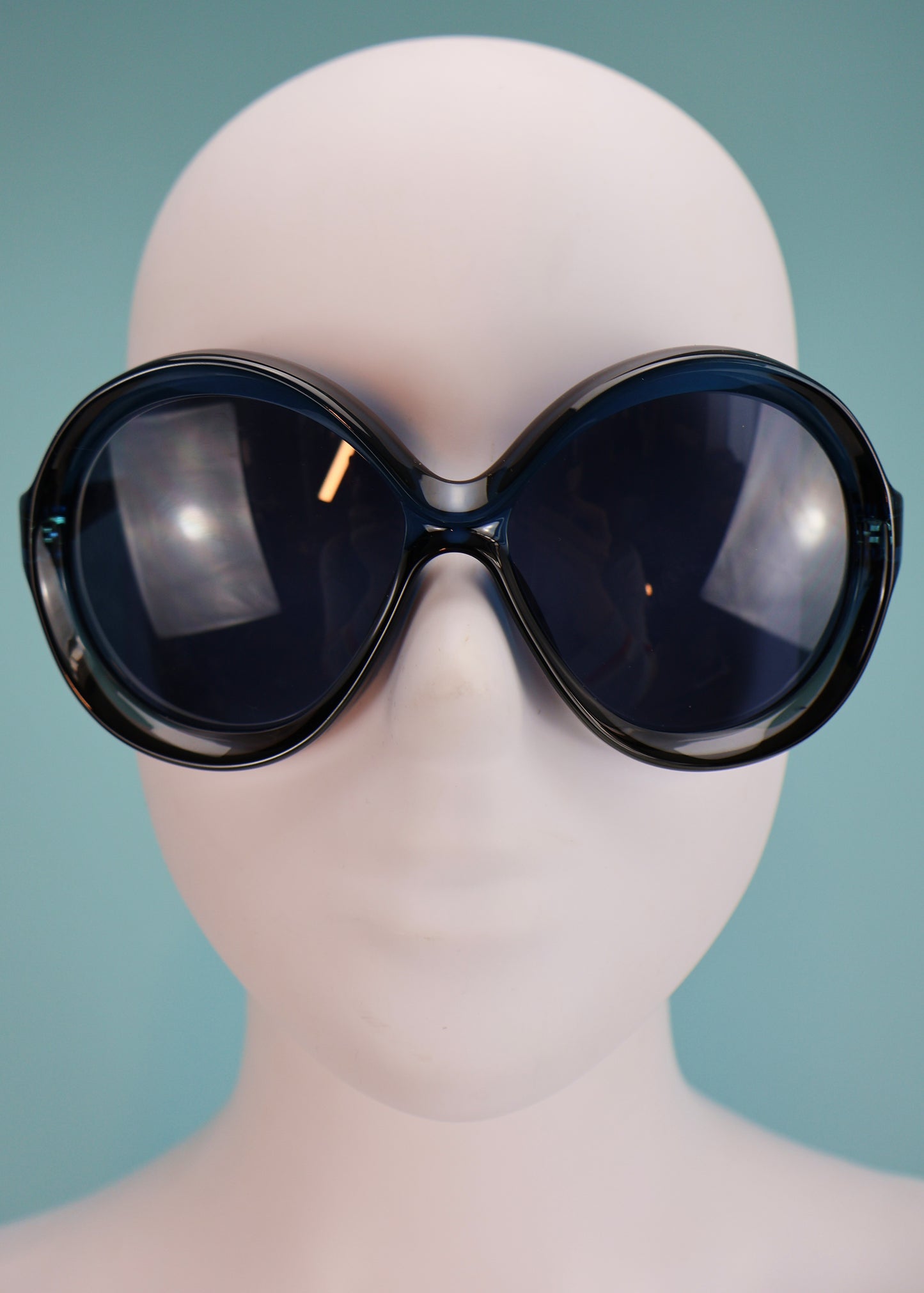 Dior Blue Oversized Sunglasses