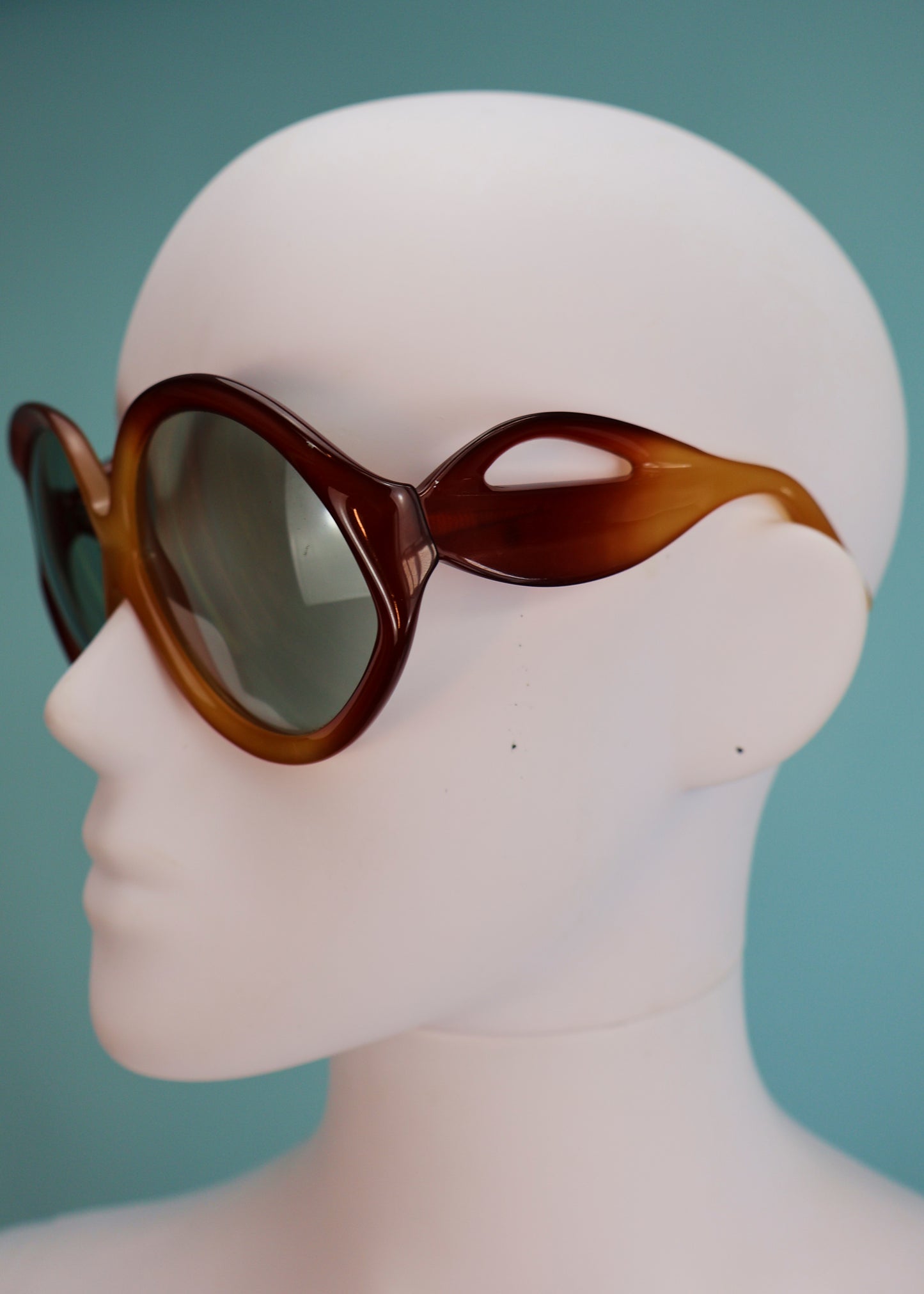 Miss Dior 1970’s Orange Ombre Oversized Sunglasses