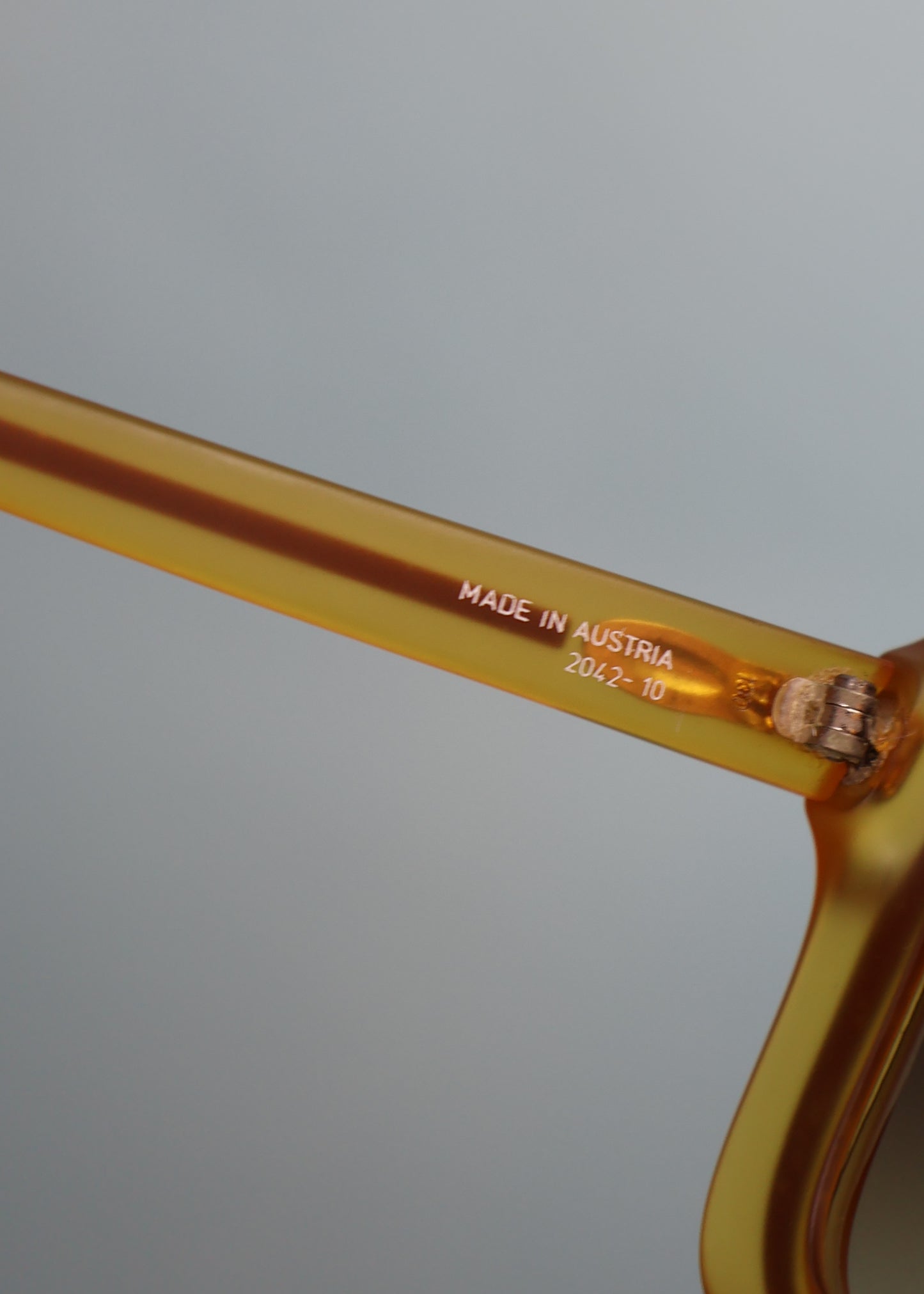 Dior 1970’s Orange Oversized Rectangular Sunglasses