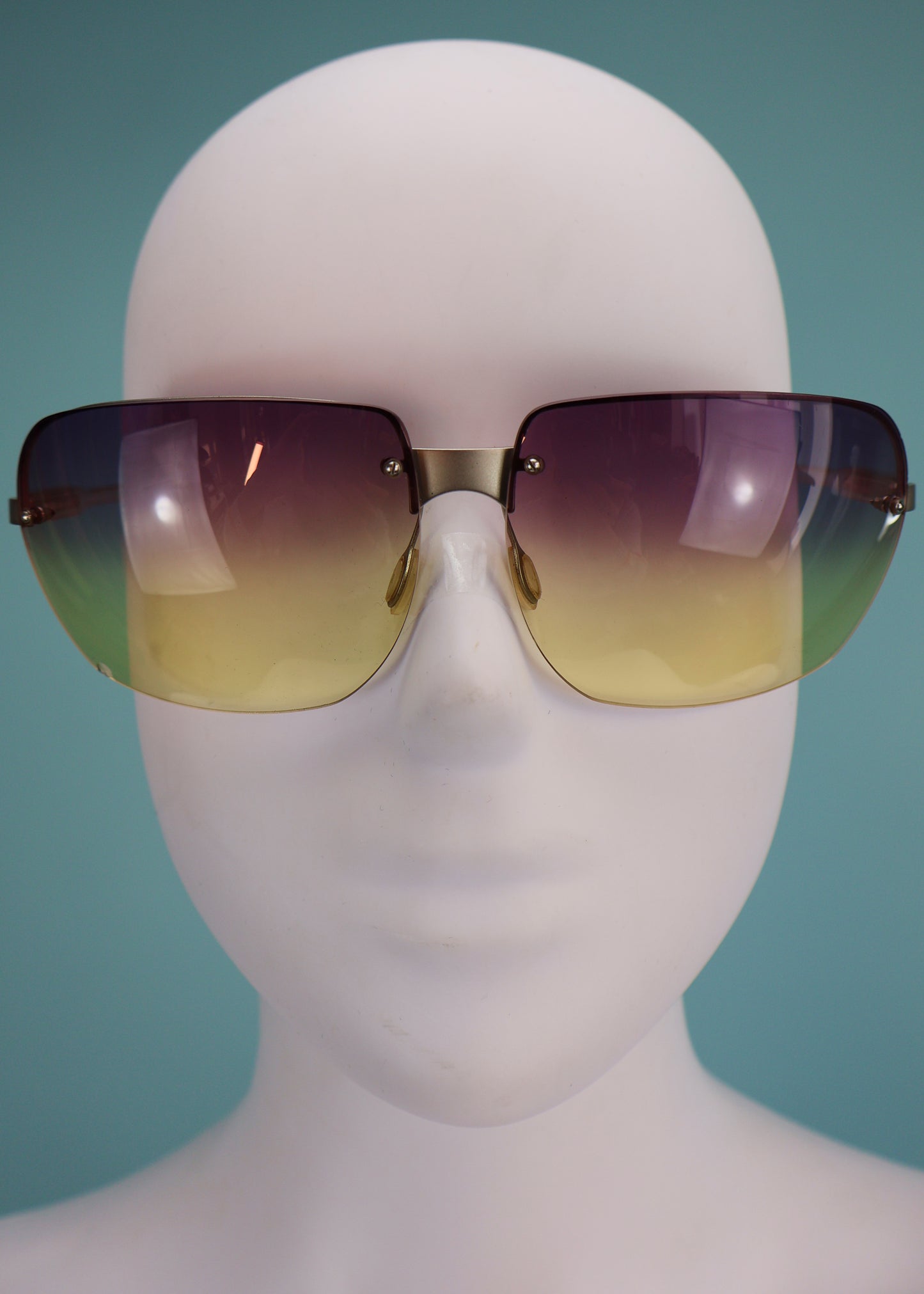 Prada 2000s Purple Ombre Sunglasses