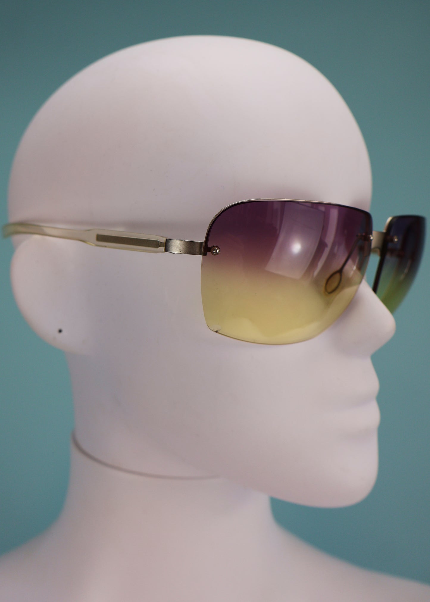 Prada 2000s Purple Ombre Sunglasses