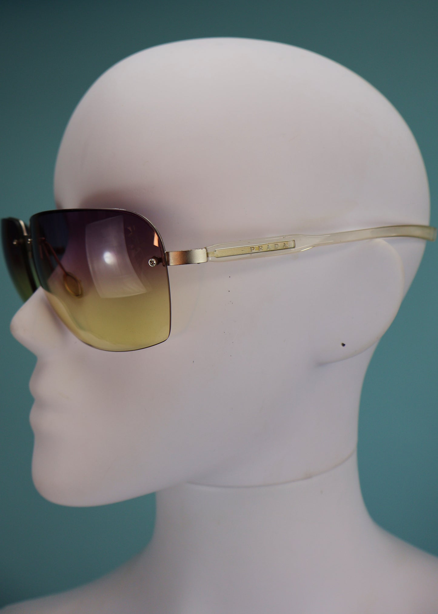 Prada 2000s Purple Ombre Sunglasses