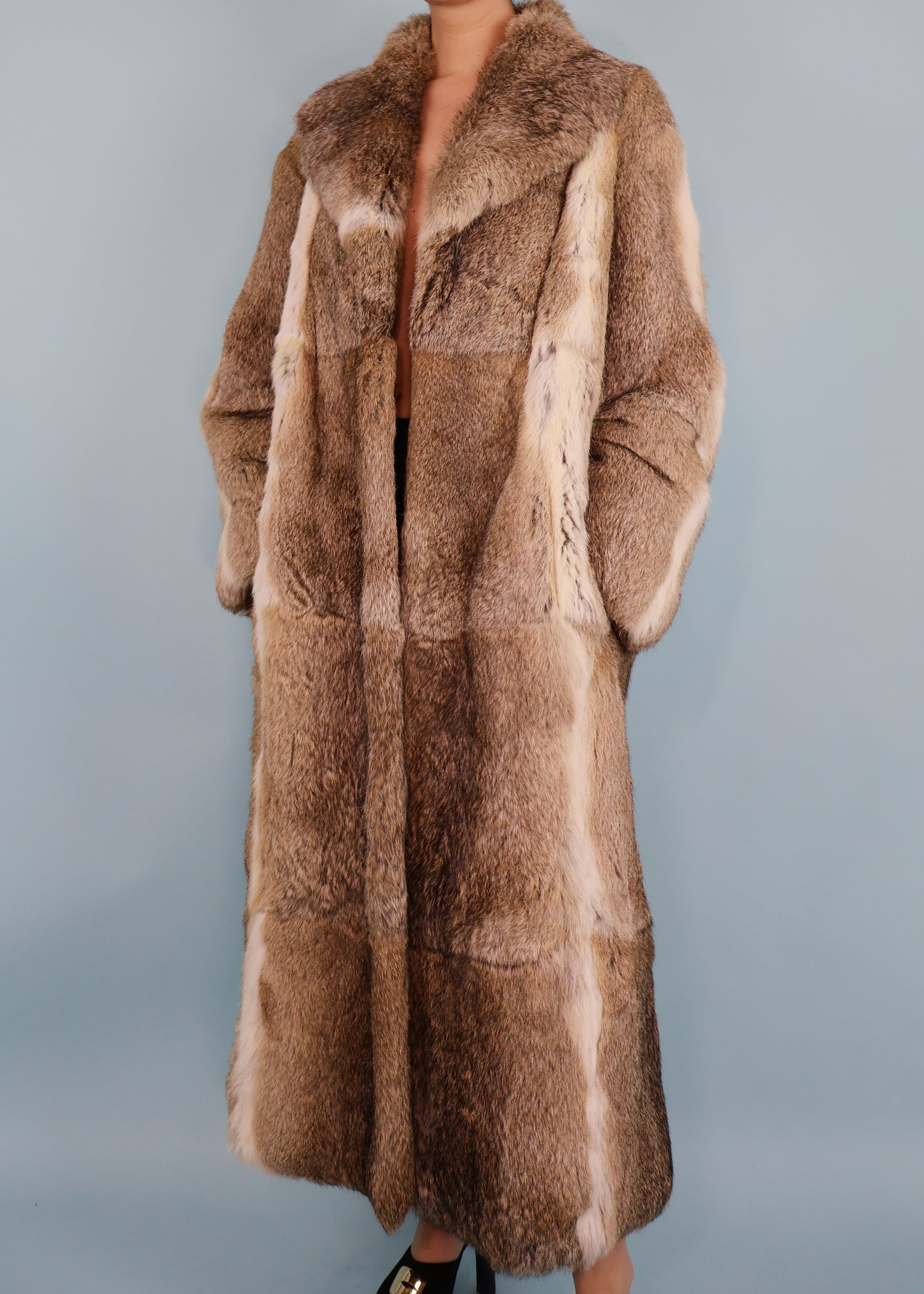 Celine Fall 1999 Runway Full Length Fur Coat