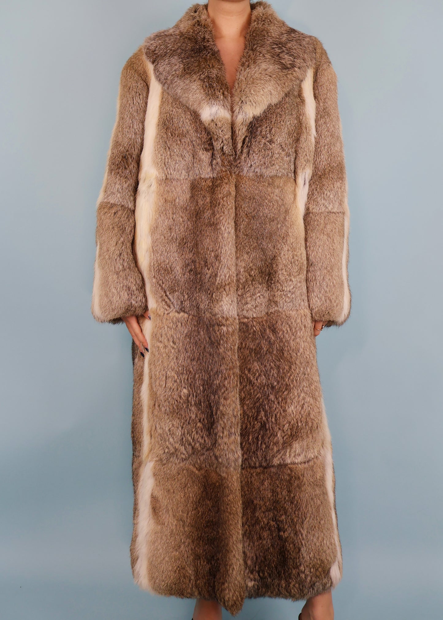 Celine Fall 1999 Runway Full Length Fur Coat