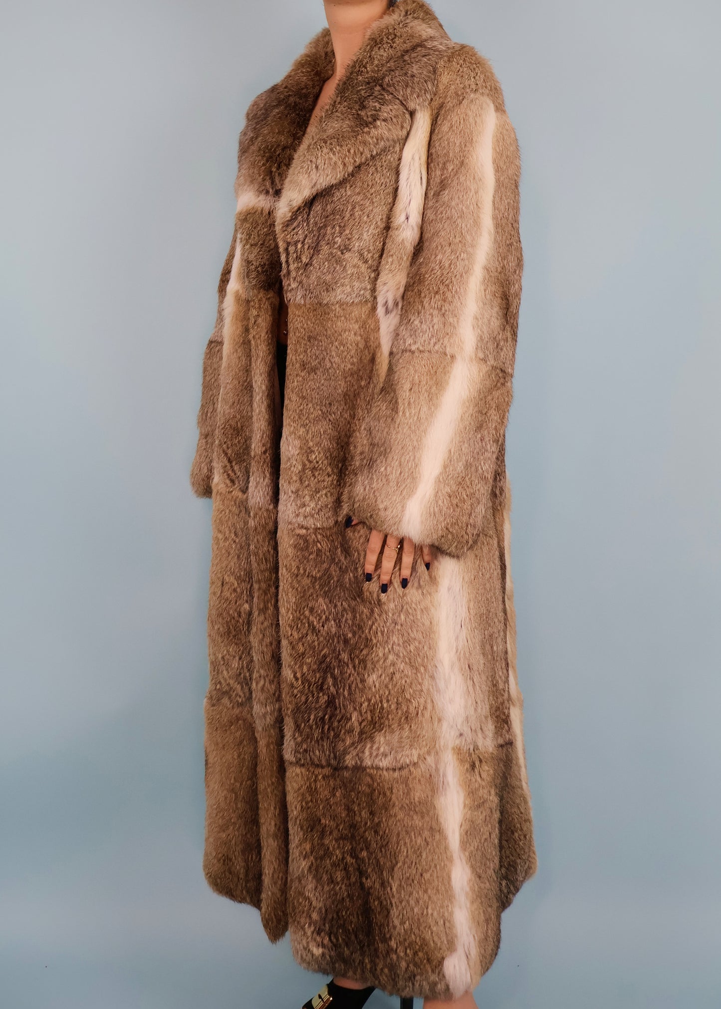 Celine Fall 1999 Runway Full Length Fur Coat