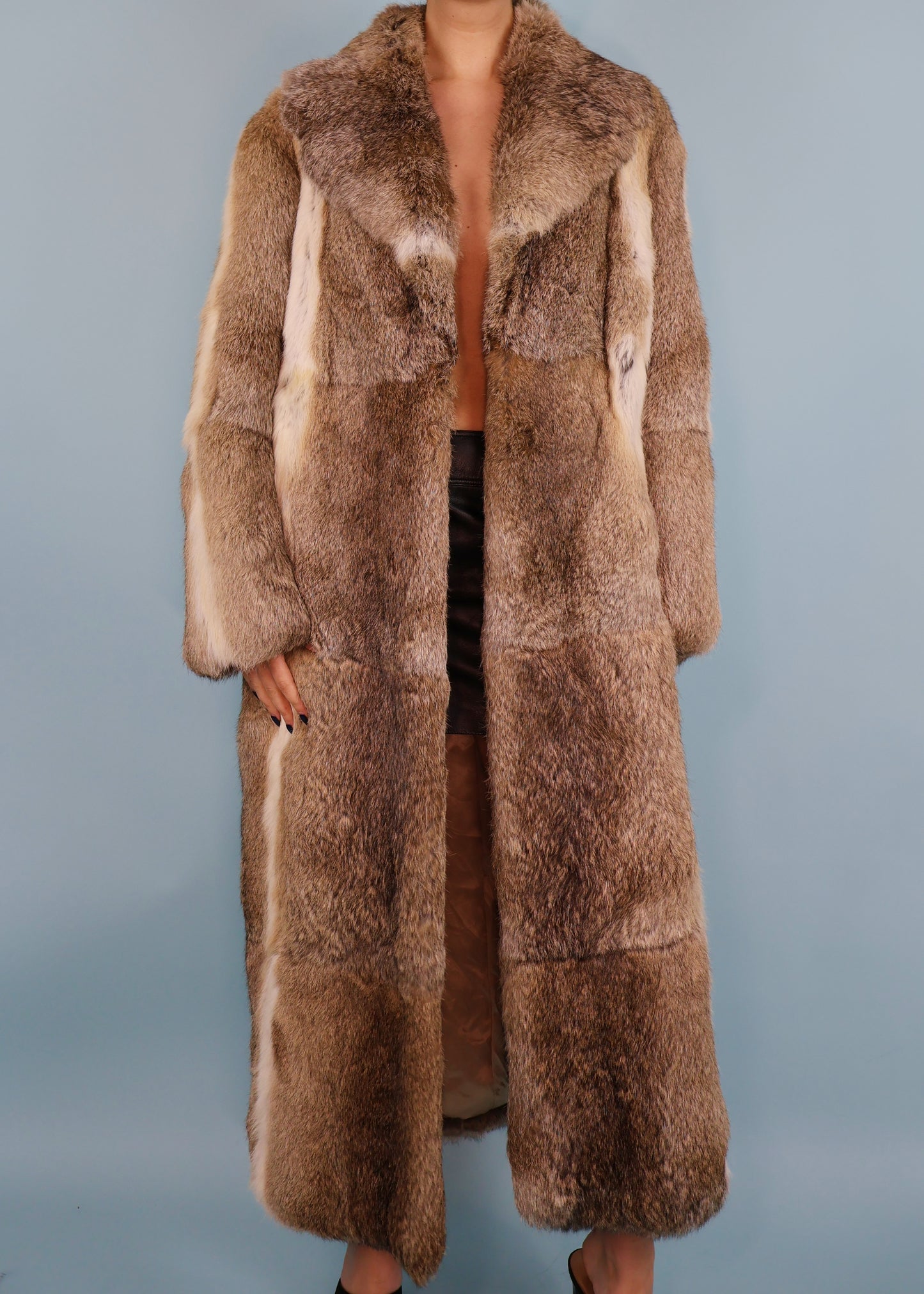 Celine Fall 1999 Runway Full Length Fur Coat
