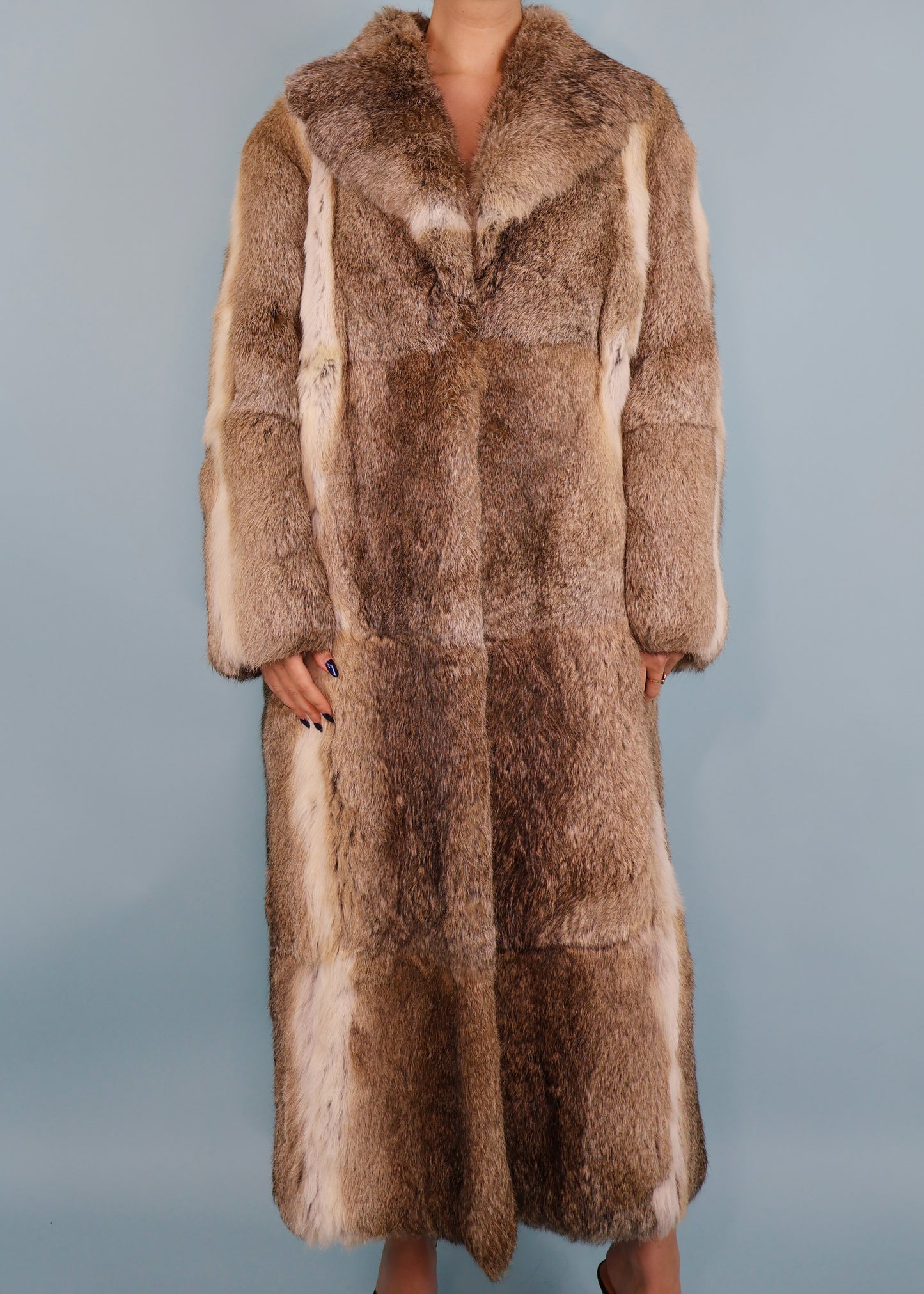 Celine Fall 1999 Runway Full Length Fur Coat
