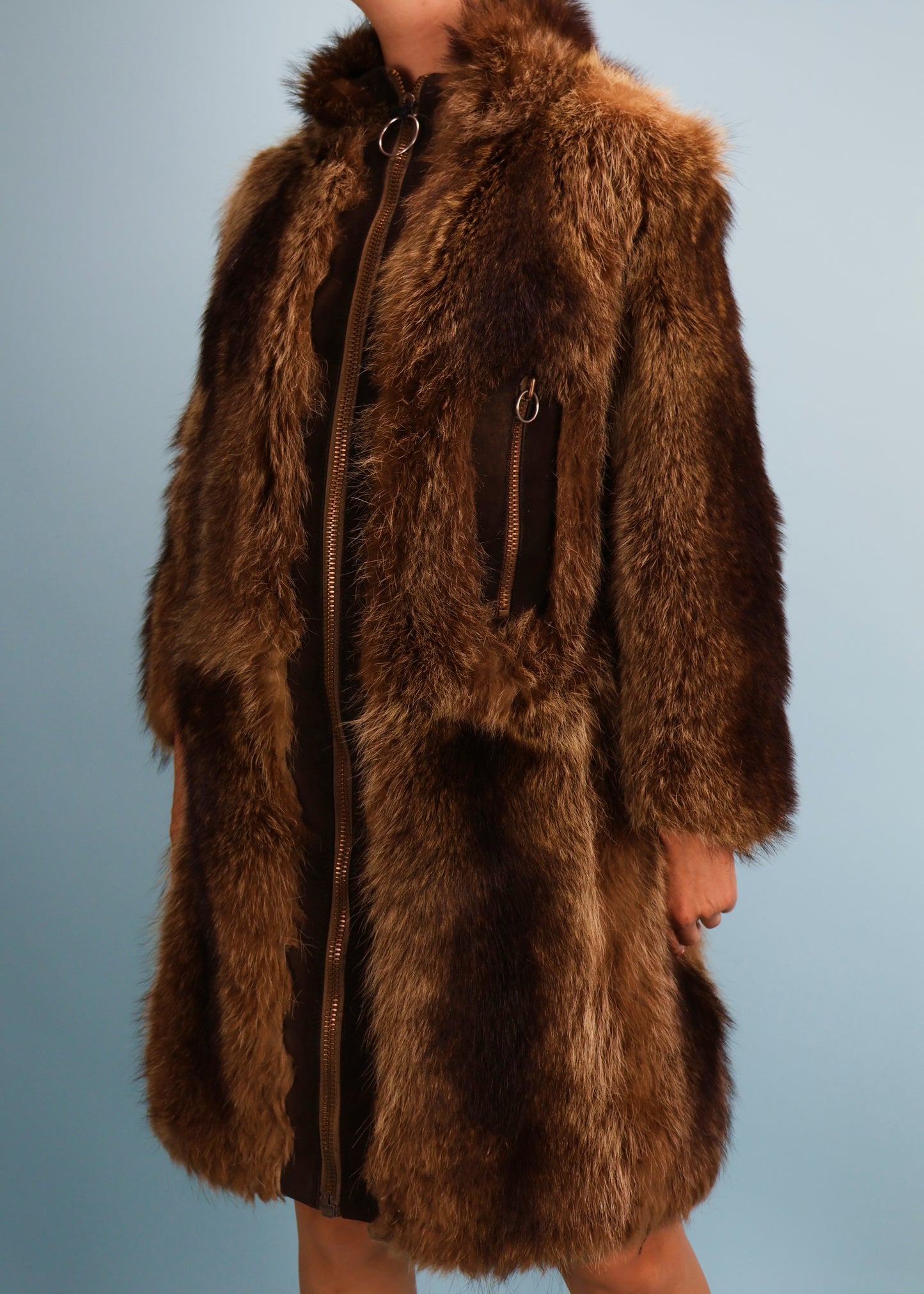 Pierre Cardin 1966 Documented Leather & Fur Jacket
