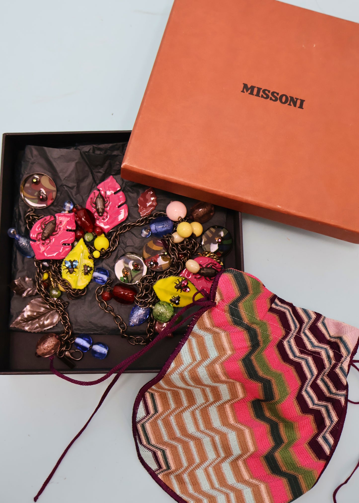 Missoni Fall 2004 Jewelled Bug Chain Belt