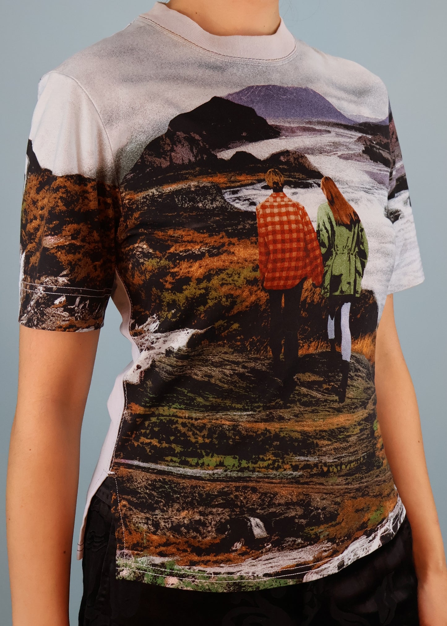 Chloé Fall 2019 Runway Landscape Photo Print T Shirt