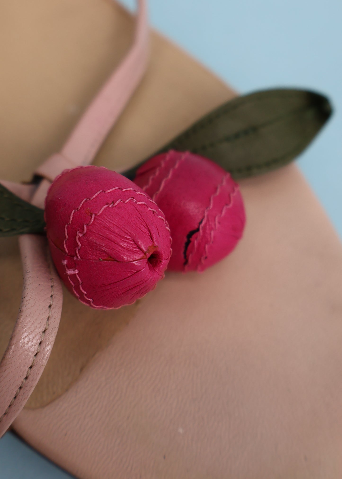 Alexander McQueen Spring 2003 Leather Cherry Charm Heels