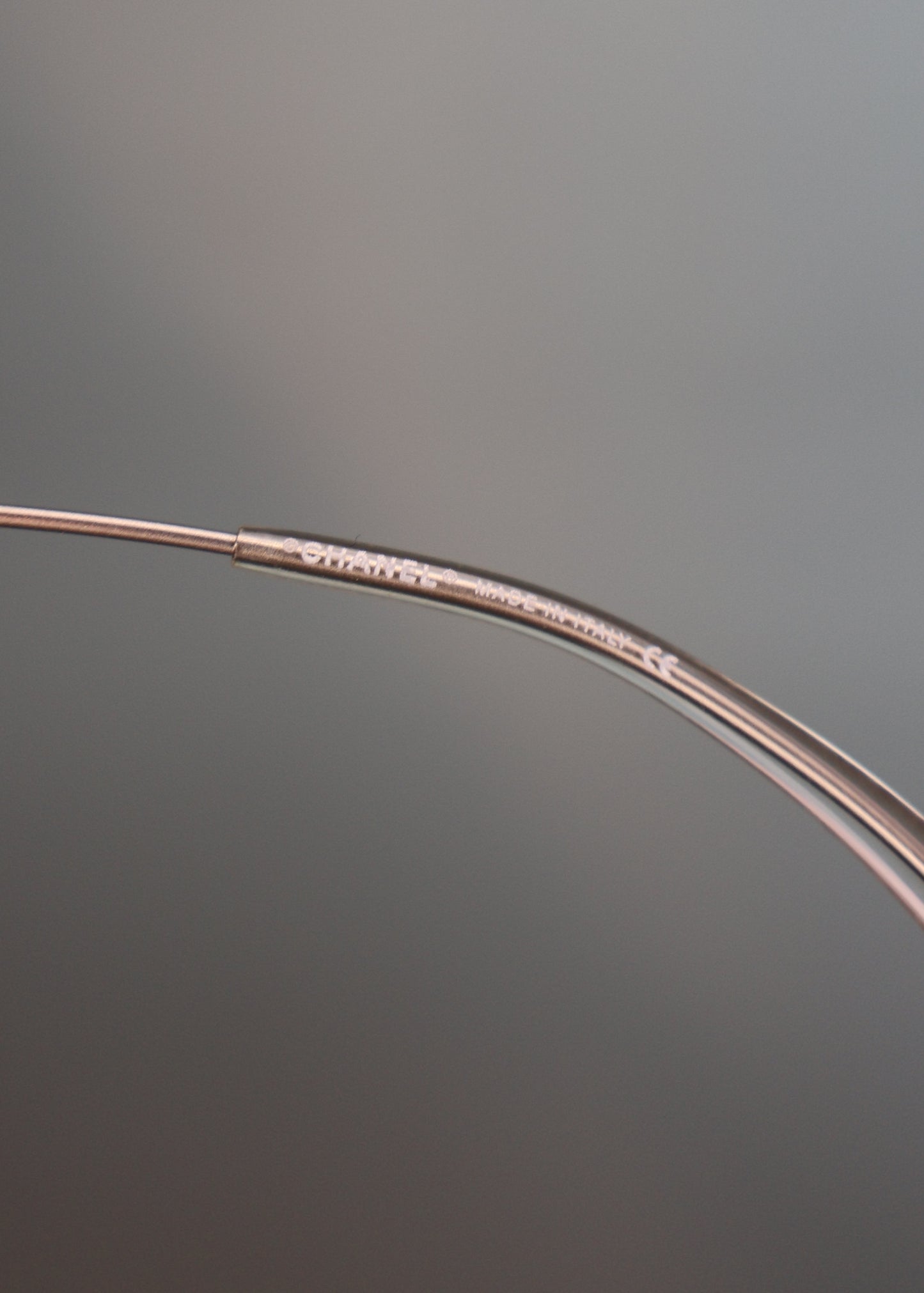 Chanel 2003 Unwire Frameless Pearl Detail Sunglasses