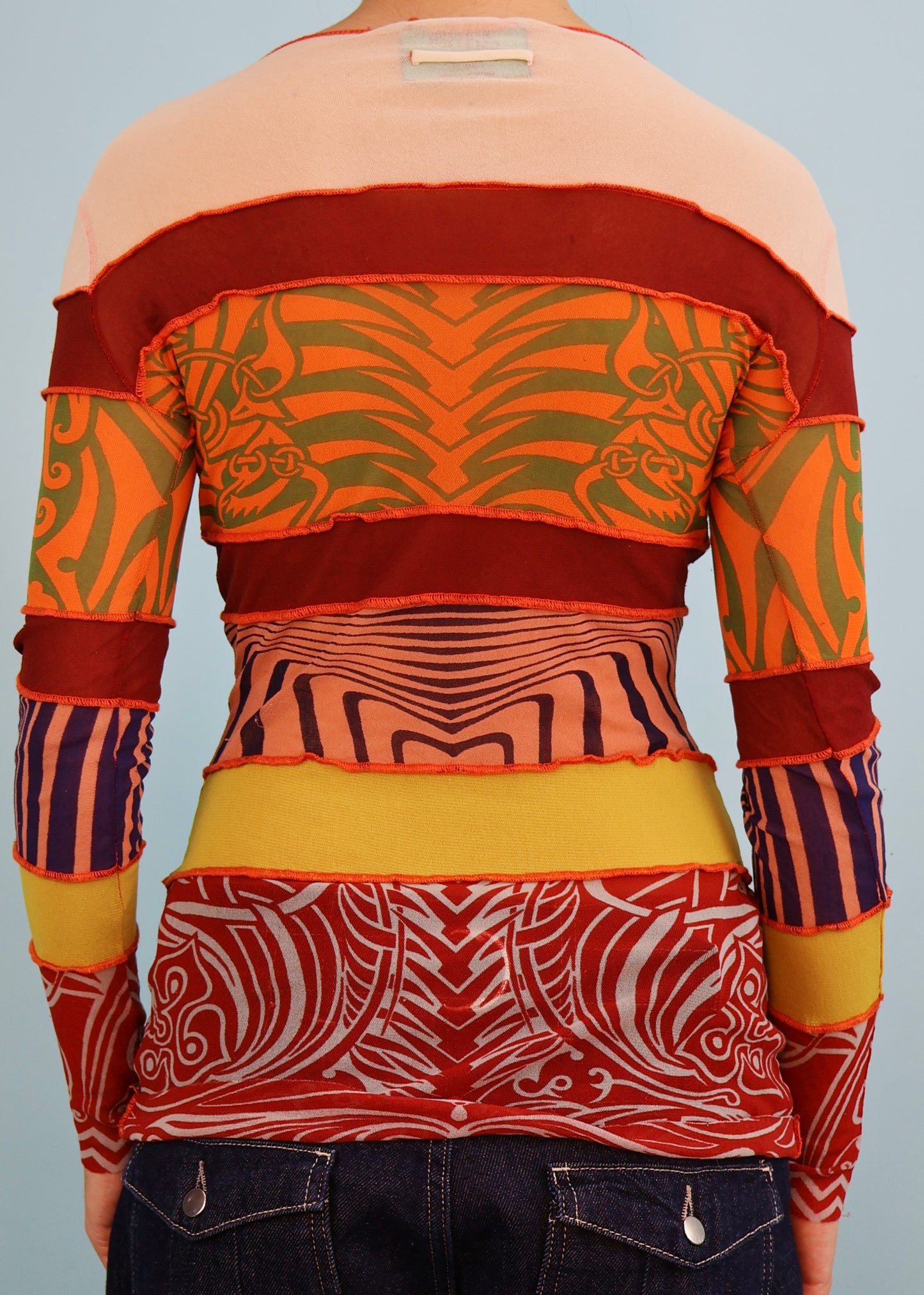 Jean Paul Gaultier Spring 1996 Cyberbaba Mesh Top