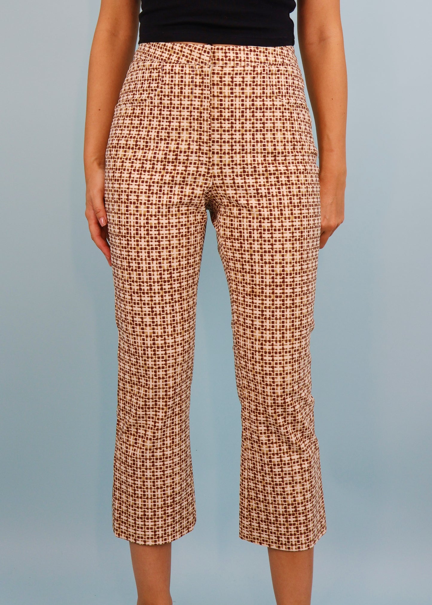 Prada 1990s Printed Capri Pants
