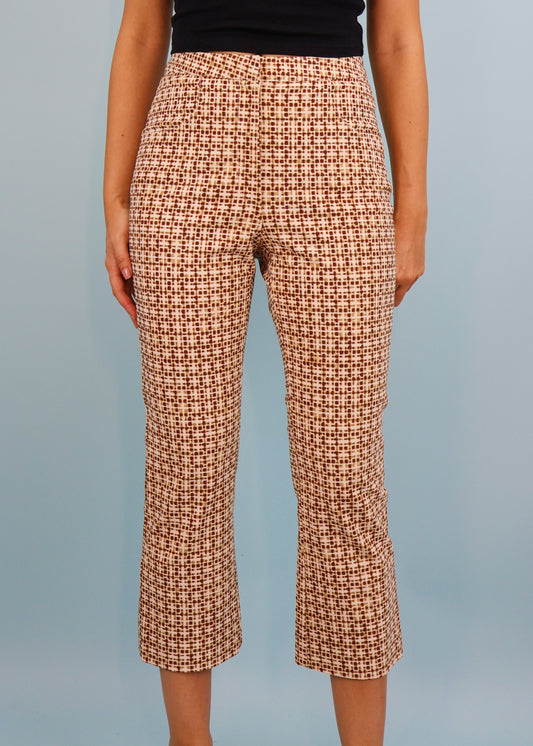 Prada 1990s Printed Capri Pants
