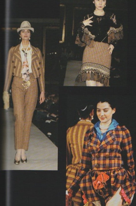 Vivienne Westwood Fall 1990 Runway Striped Harris Tweed Jacket