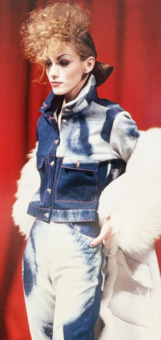 Vivienne Westwood Fall 1992 Runway Marlene Dietrich Face