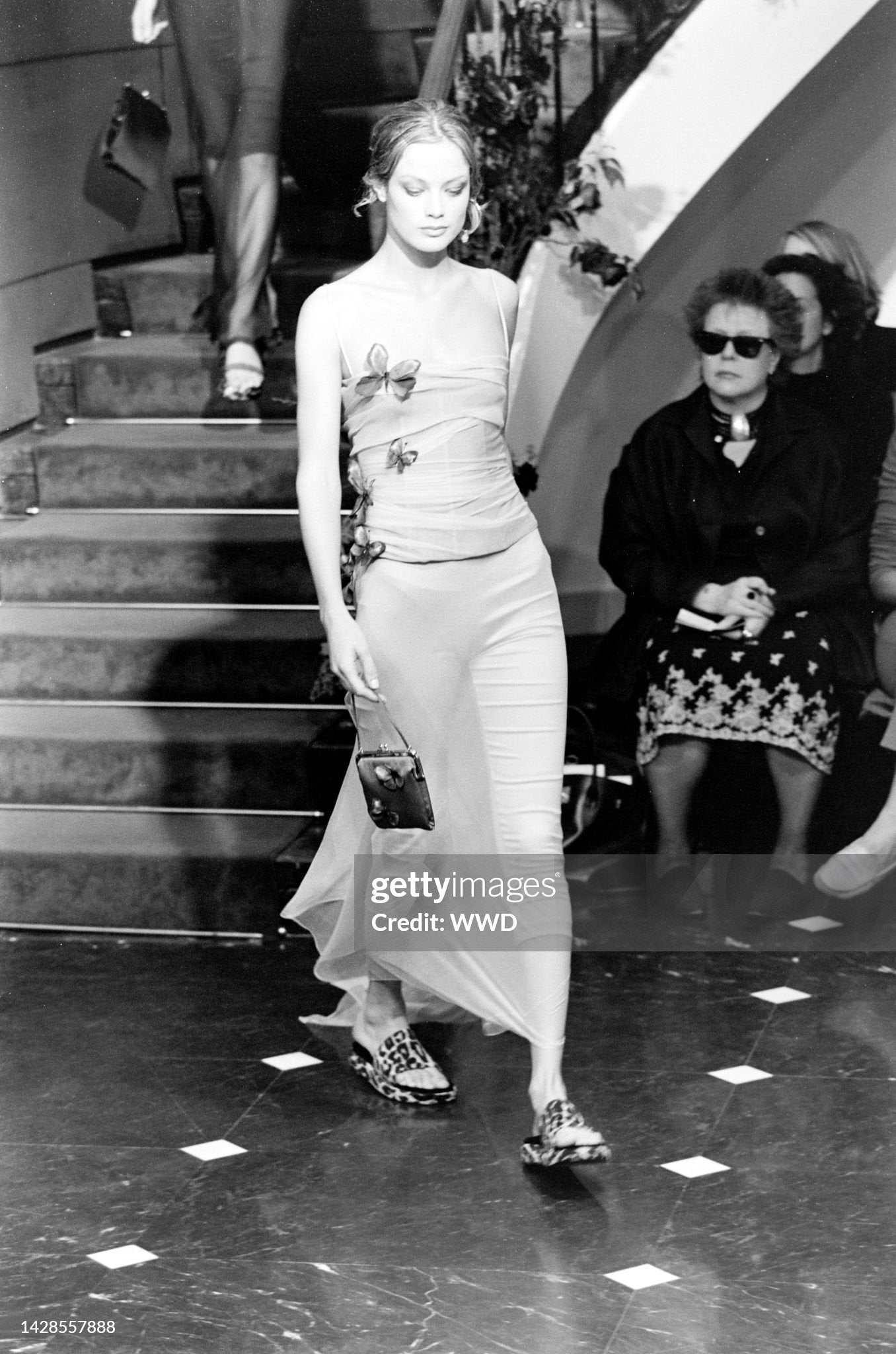 Dolce & Gabbana Spring 1998 Runway Black Silk Butterfly Mini Bag