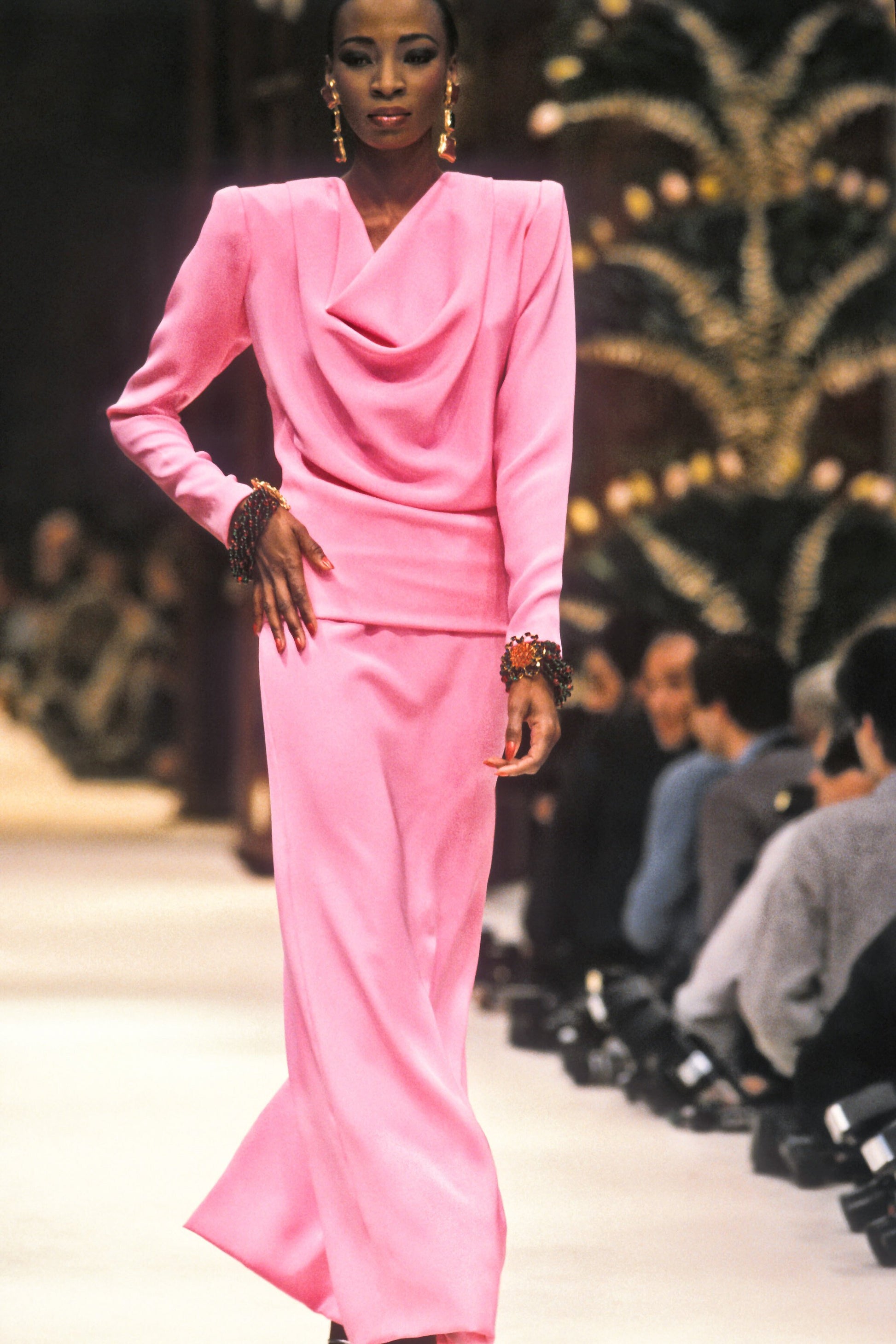 givenchy dress pink Givenchy - Sliced Mini Dress In Crepe Cady - Women