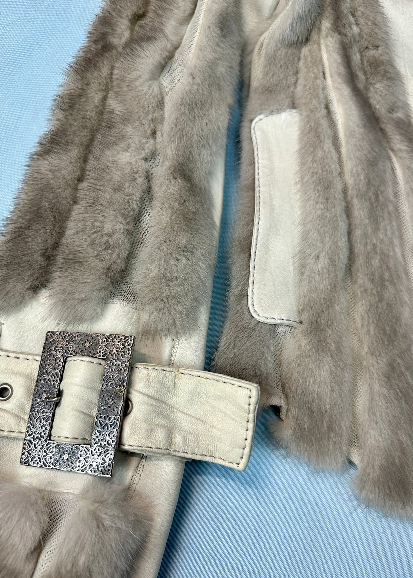 Dior Fall 2006 Runway Mink Fur & Leather Biker Jacket