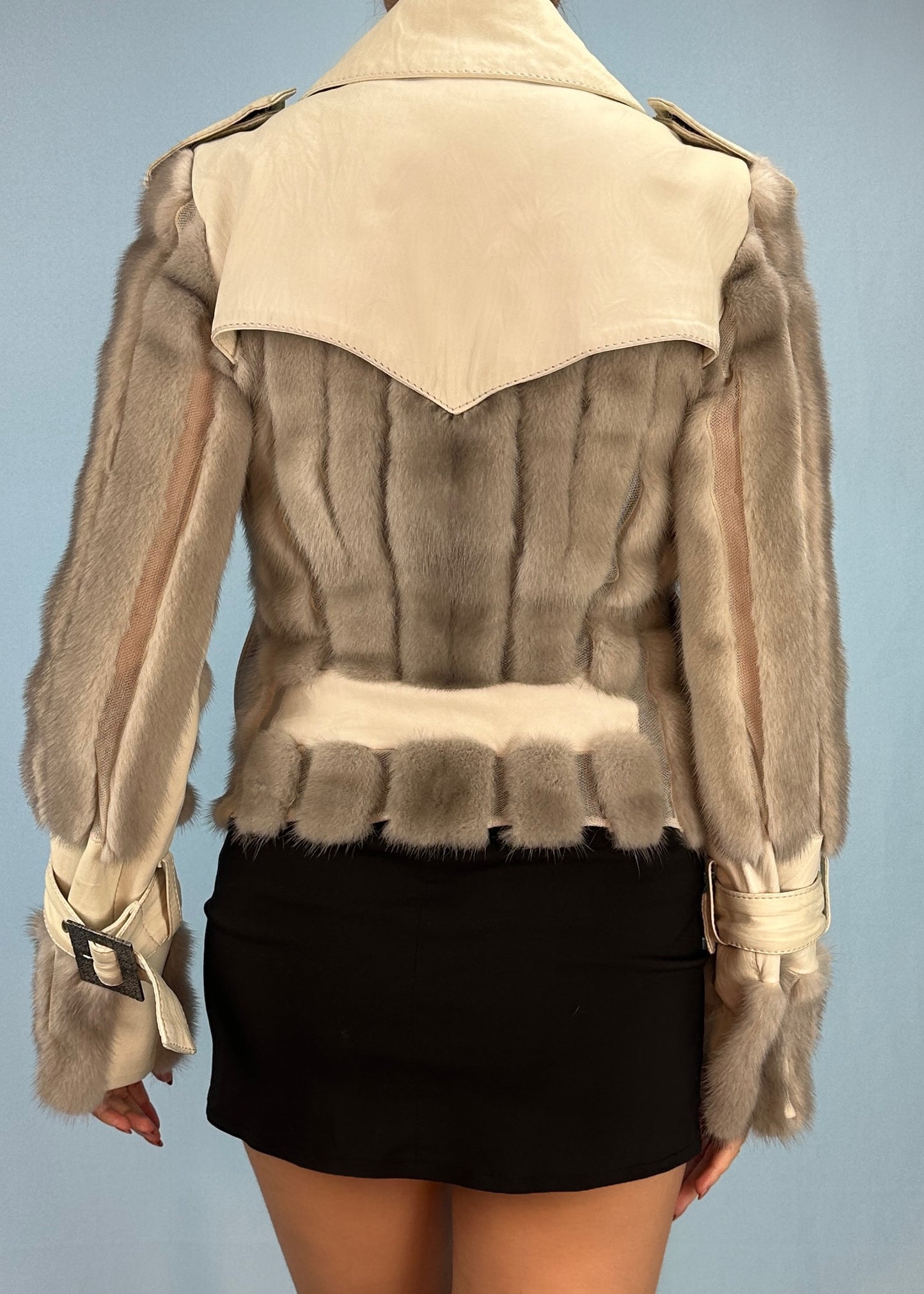 Dior Fall 2006 Runway Mink Fur & Leather Biker Jacket