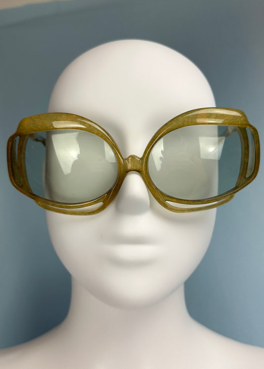 Dior 1970’s Green Sunglasses