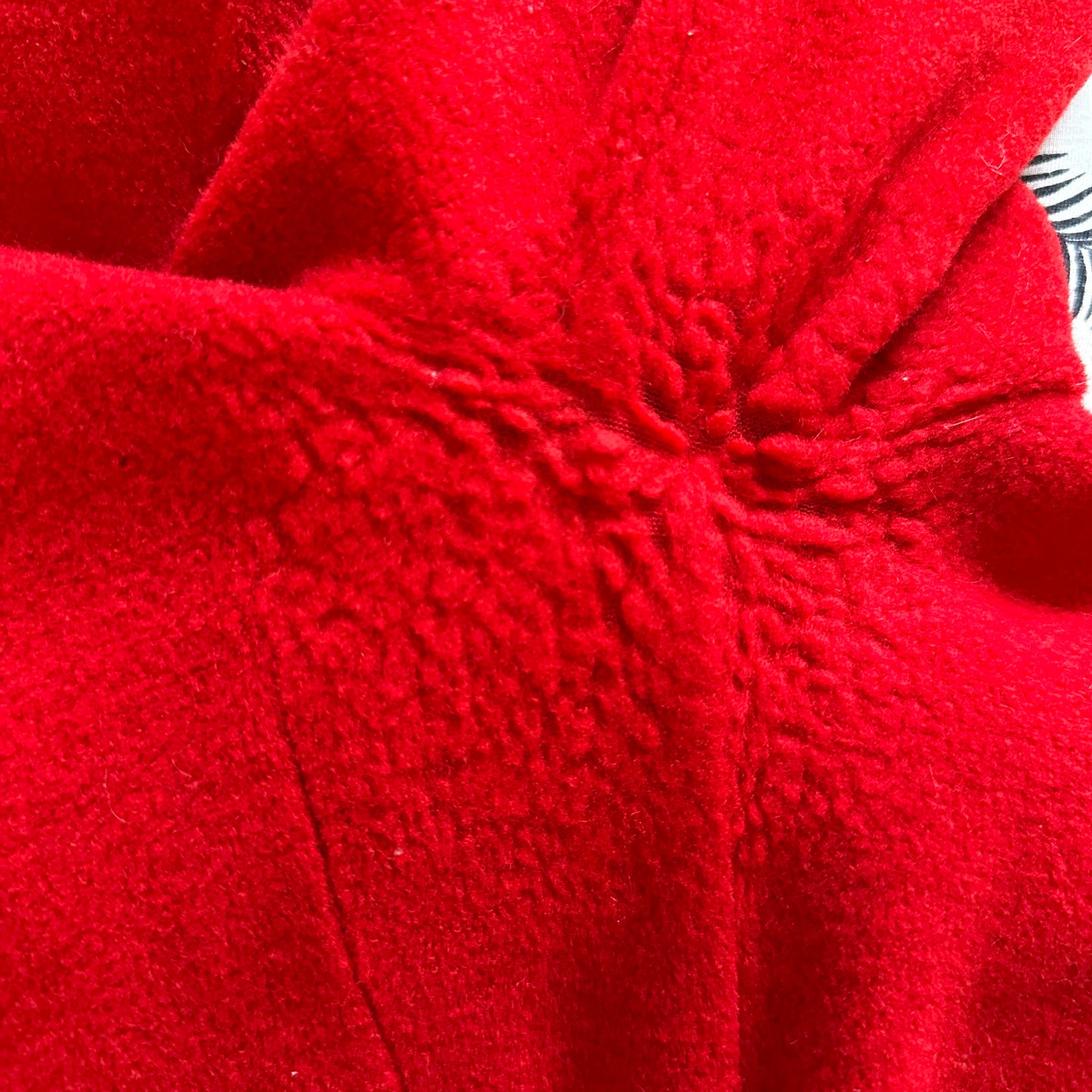 Vivienne Westwood Fall 1989 Runway Red Wool Orb Button Dress