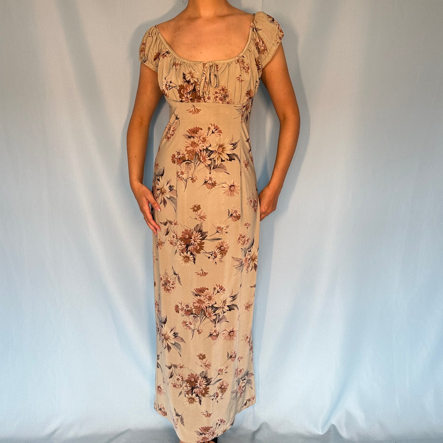 Anna Sui Milkmaid Style Maxi Dress