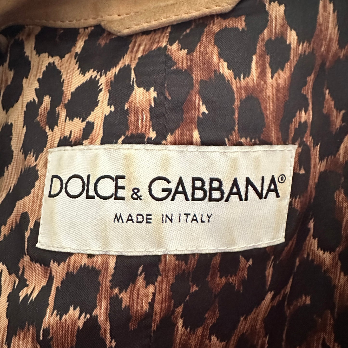 Dolce & Gabbana Fall 2000 Crystal Suede Jacket