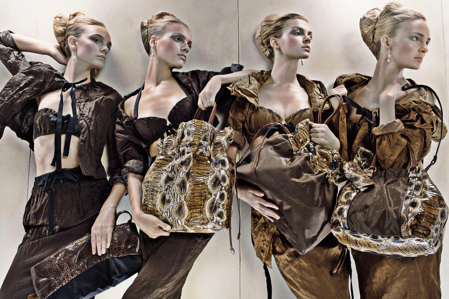 Prada Spring 2009 Runway Brown Crinkled Ribbon Detail Jacket