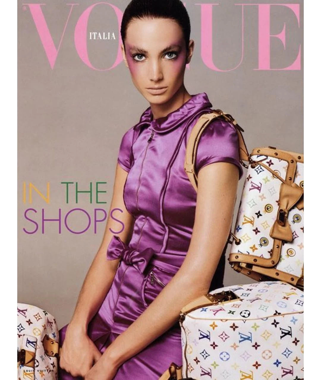 Louis Vuitton Spring 2003 Runway Black Silk Satin Zip Up Dress