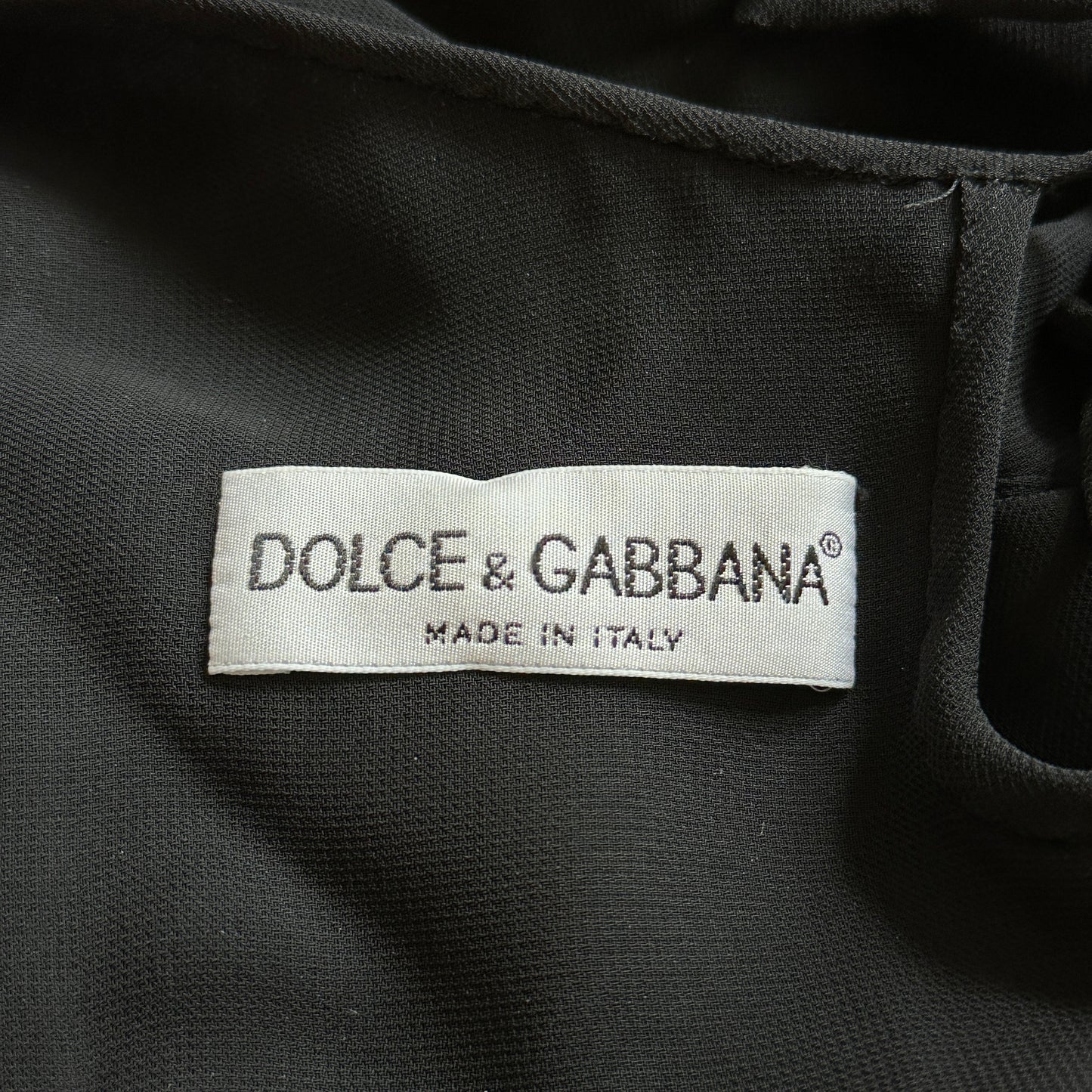 Dolce & Gabbana Chiffon Tie Up Dress