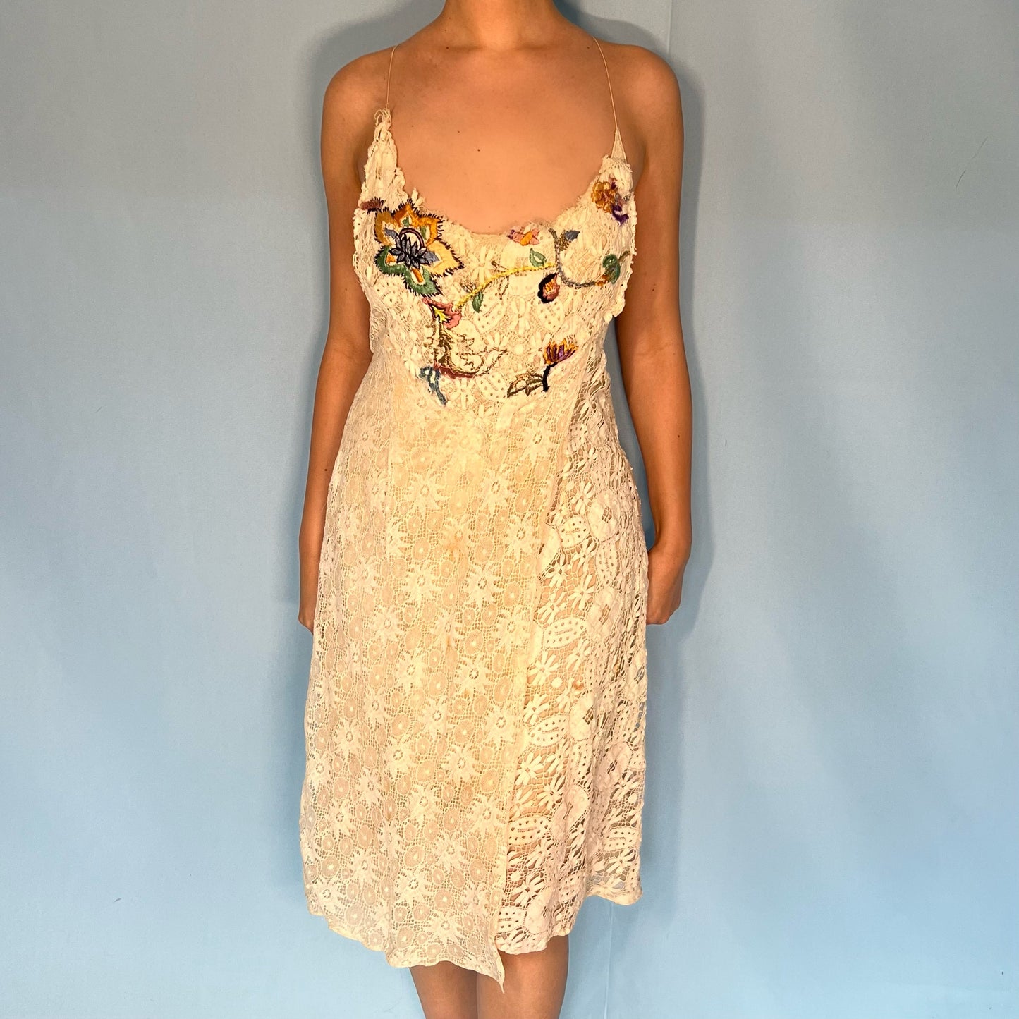 Christian Lacroix Lace Embroidered Dress