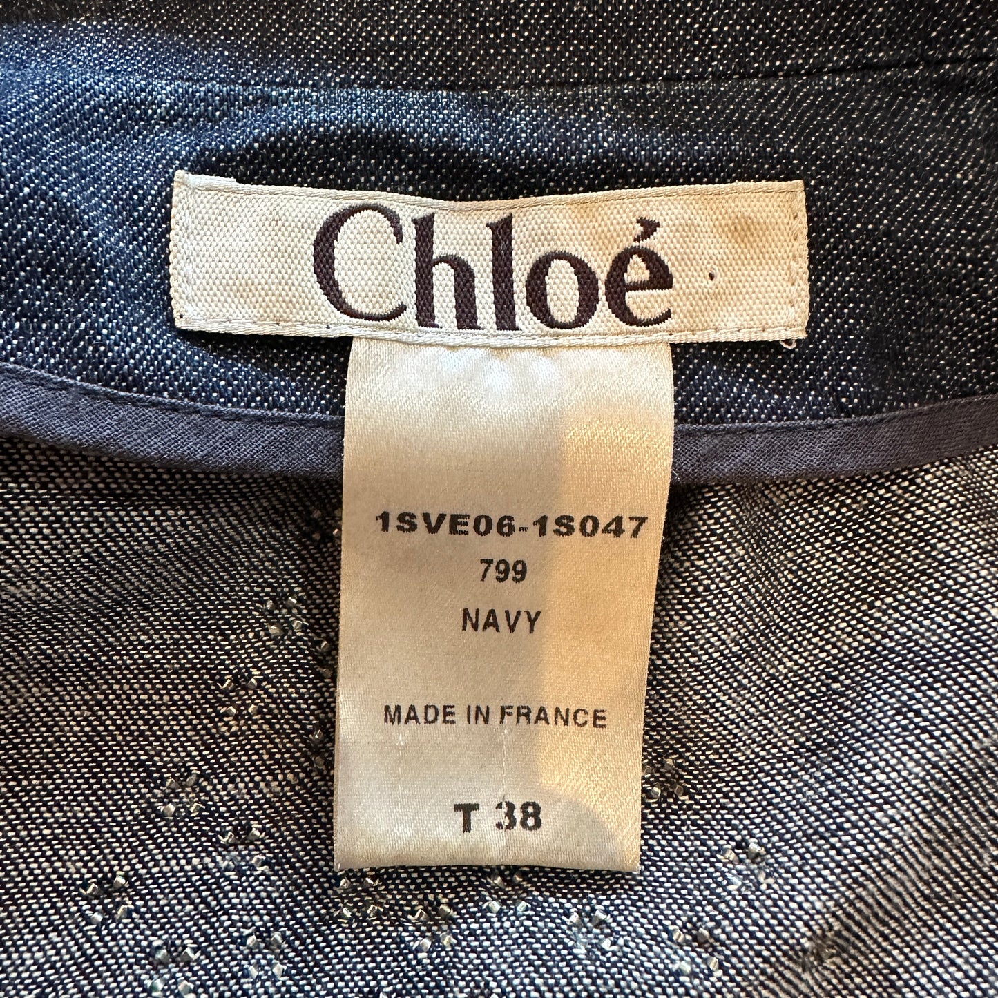 Chloé S/S 2001 Studded Denim Jacket