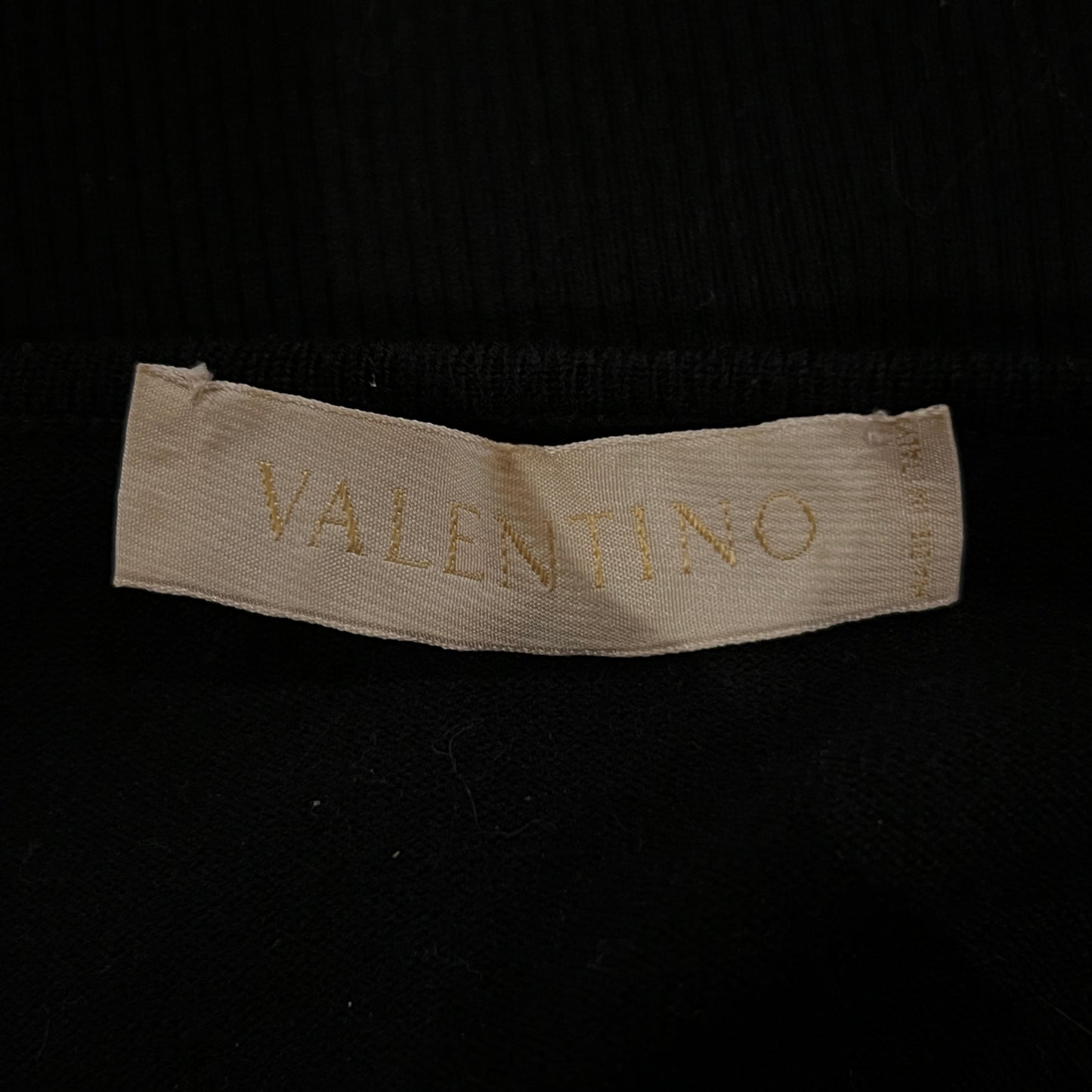 Valentino Embellished Cut Out Knitted Sweater Top