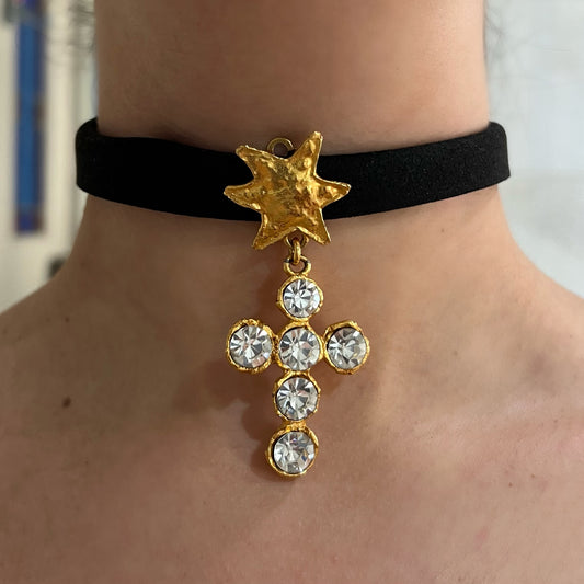 Christian Lacroix Cross & Star Pendant