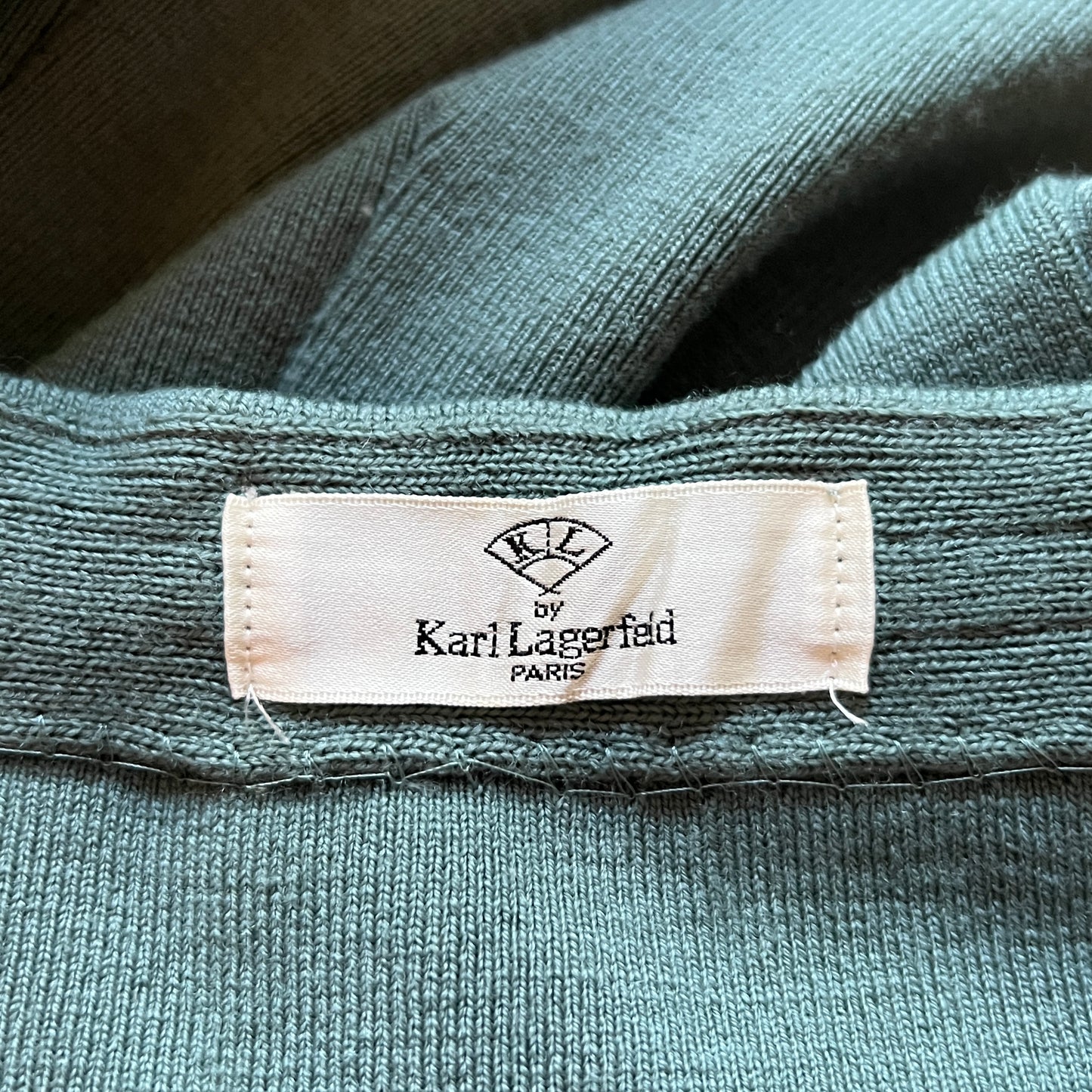 Karl Lagerfeld 1980s Knit Halter Dress