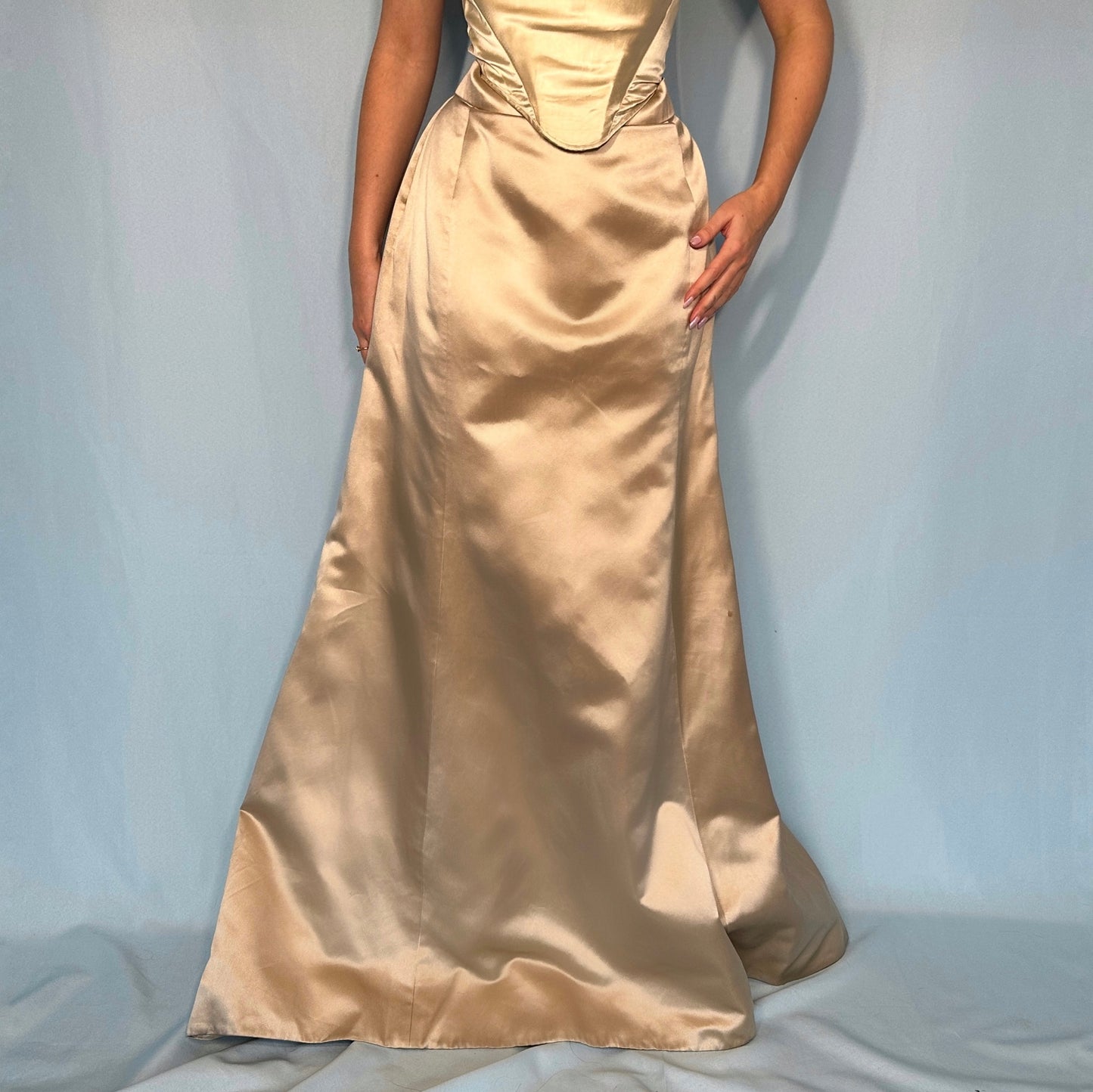 Vivienne Westwood Fall 1999 Bridal Silk Satin Skirt